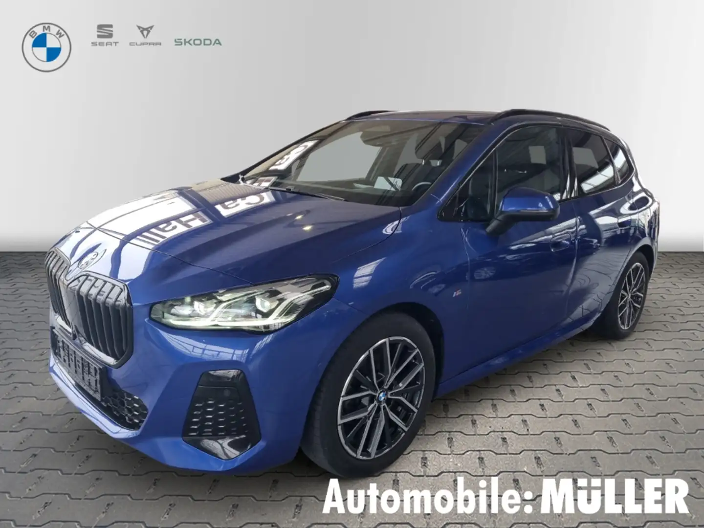 BMW 220 Active Tourer i M Sport Park-Assistent HUD Navi Di Blau - 1