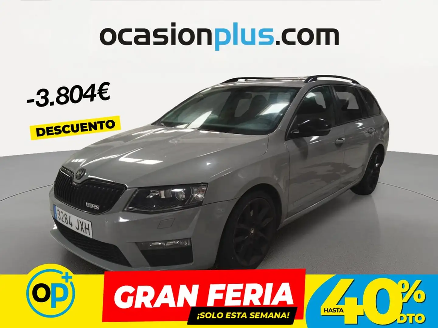 Skoda Octavia Combi 2.0 TSI RS DSG 220 Gris - 1