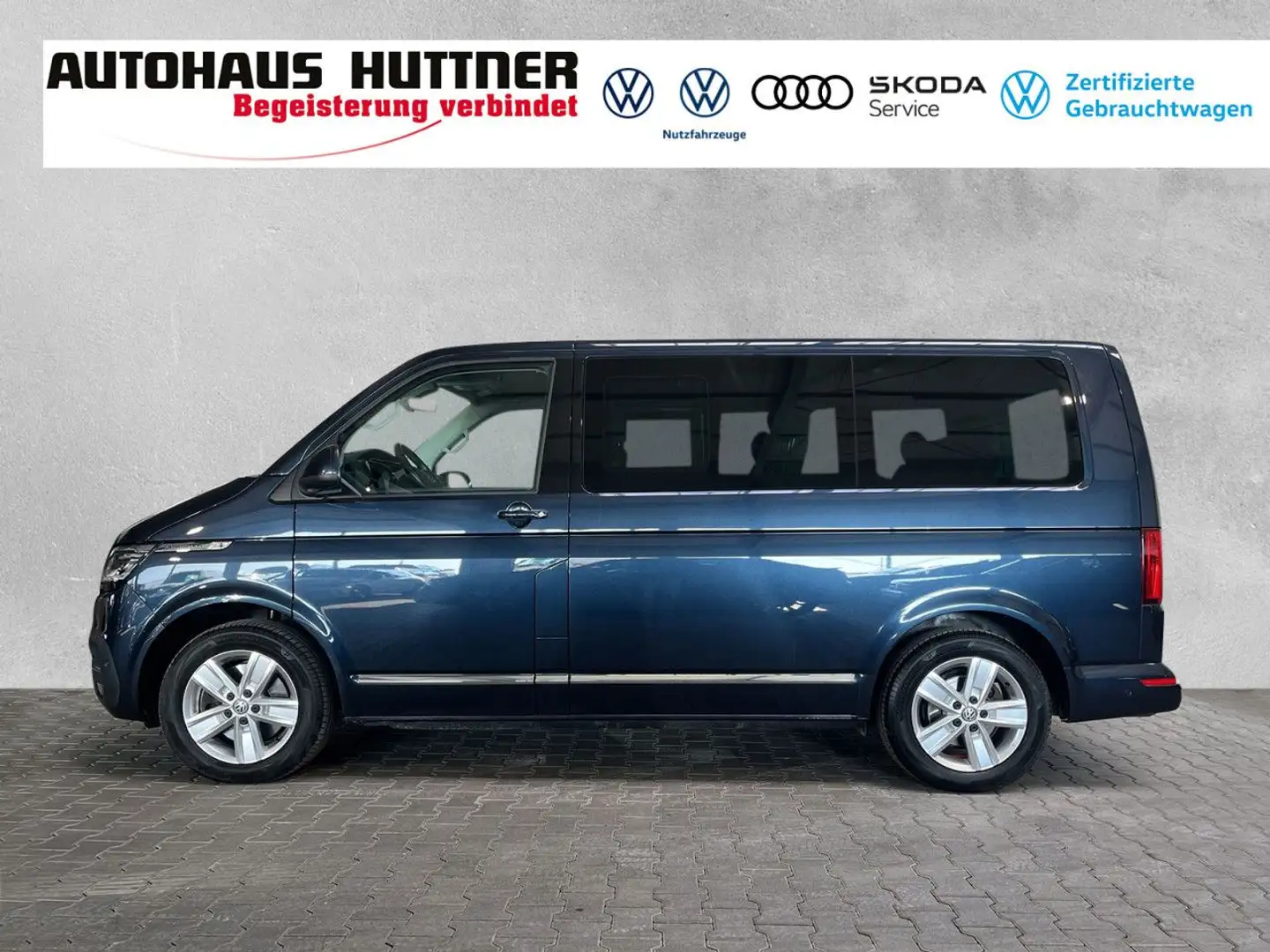 Volkswagen T6.1 Multivan 2.0 TDI DSG 4M  AHK NAVI LED Klima Blau - 2