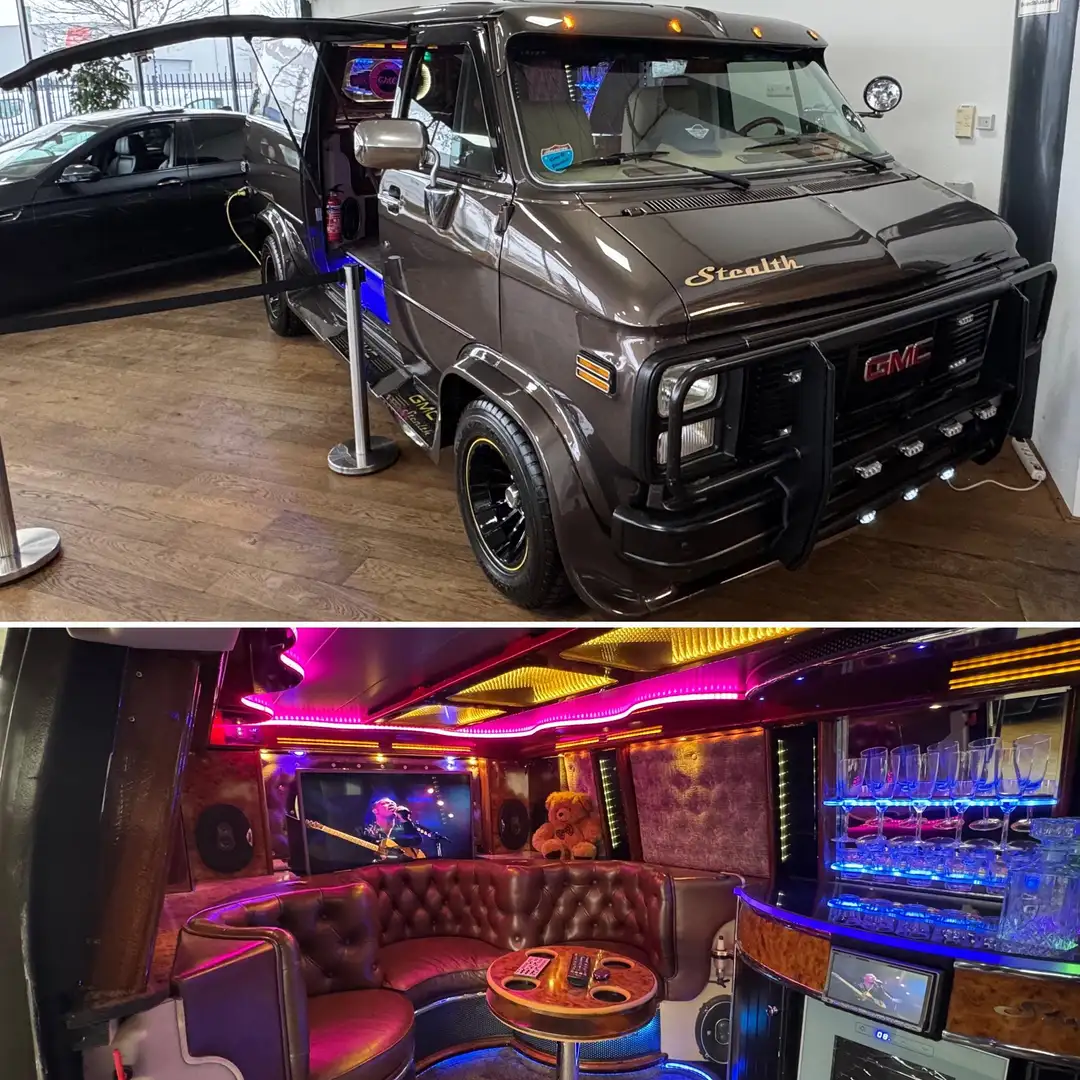 Chevrolet Chevy Van *BELASTINGVRIJ*FULL CUSTOM*V8*DISCO BUS*UNIEK*1985 Marrón - 1