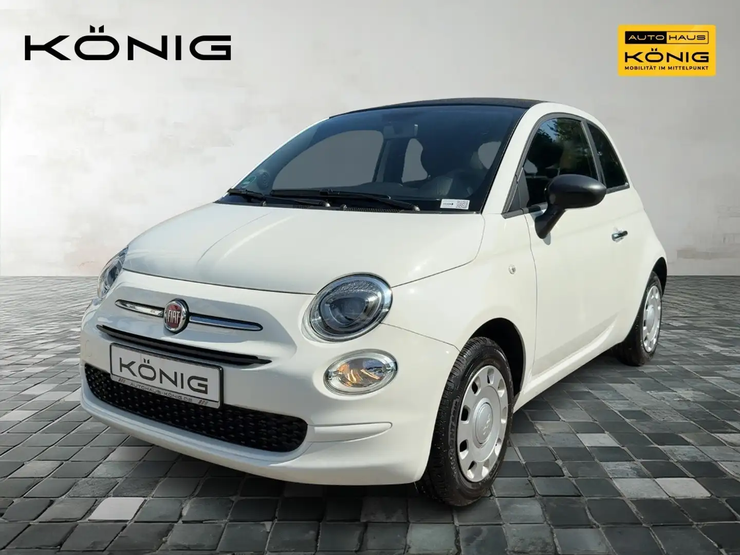 Fiat 500C Cabrio MY23 1.0 Klima & Sound Blanc - 1