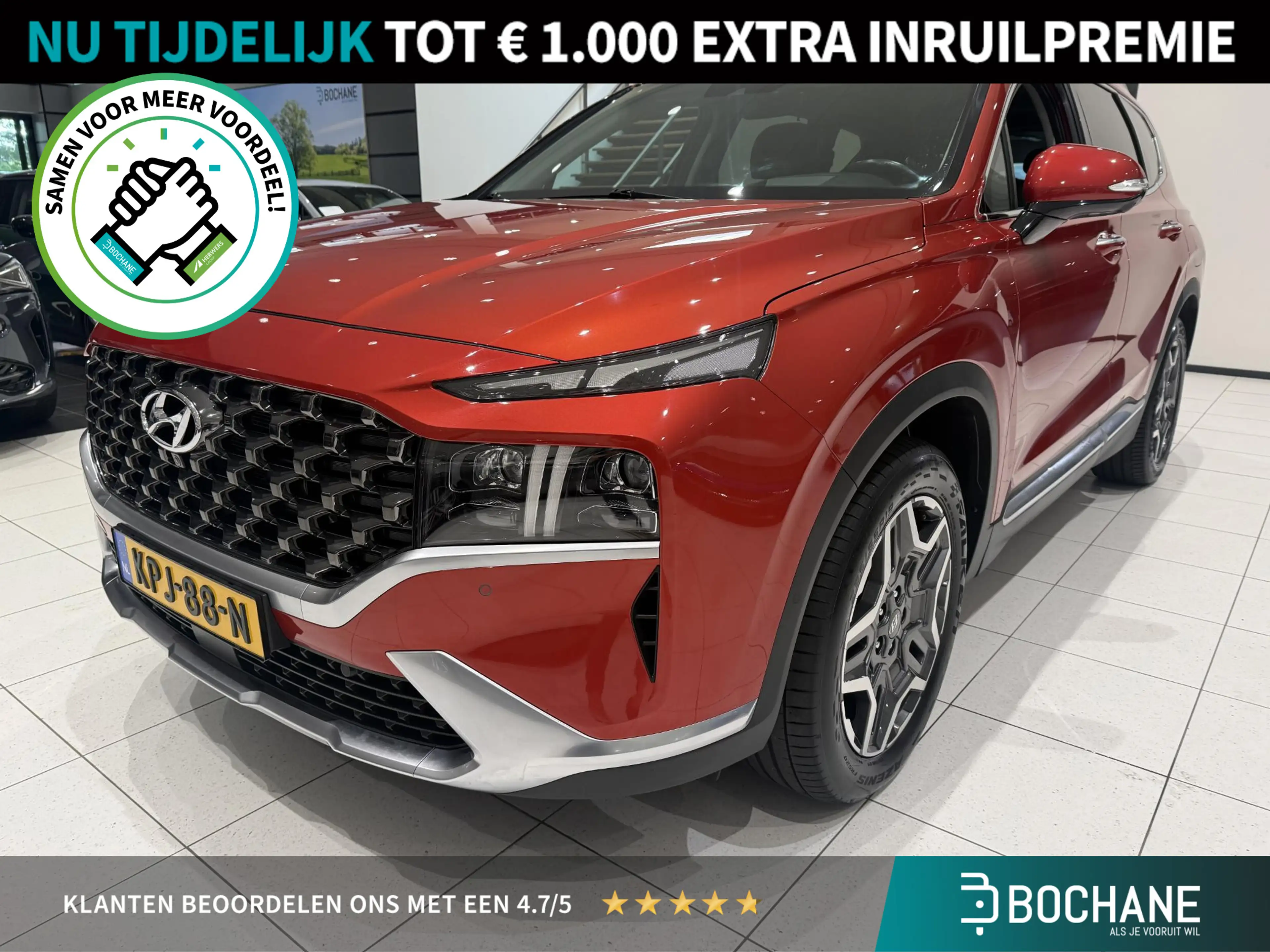 Hyundai SANTA FE 1.6 T-GDI PHEV Premium Sky 7p. | Panoramadak | Led