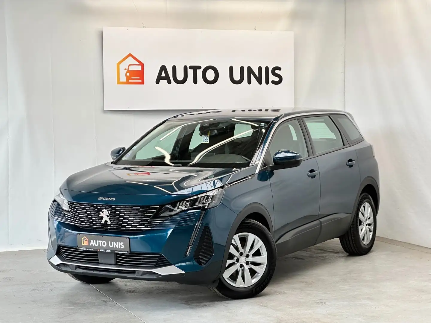 Peugeot 5008 Kamera Scheckheft 7 Sitzer 1.Hand Navi Blau - 1