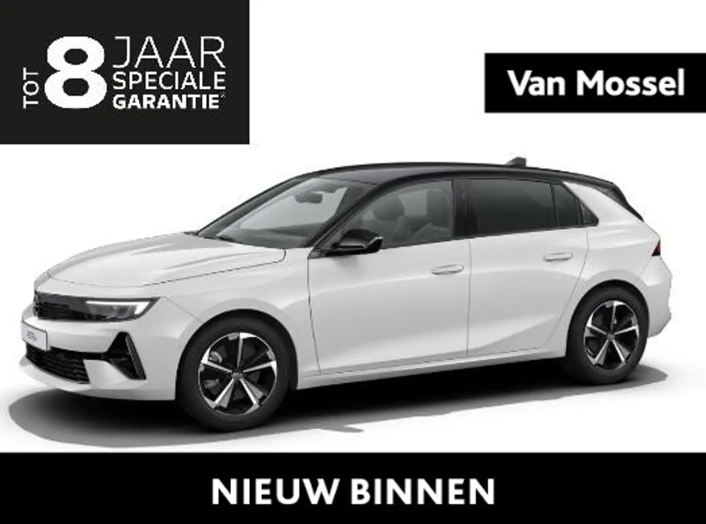 Opel Astra 1.2 Turbo GS 130 PK | ** NIEUW ** 8 JAAR GARANTIE Wit - 1