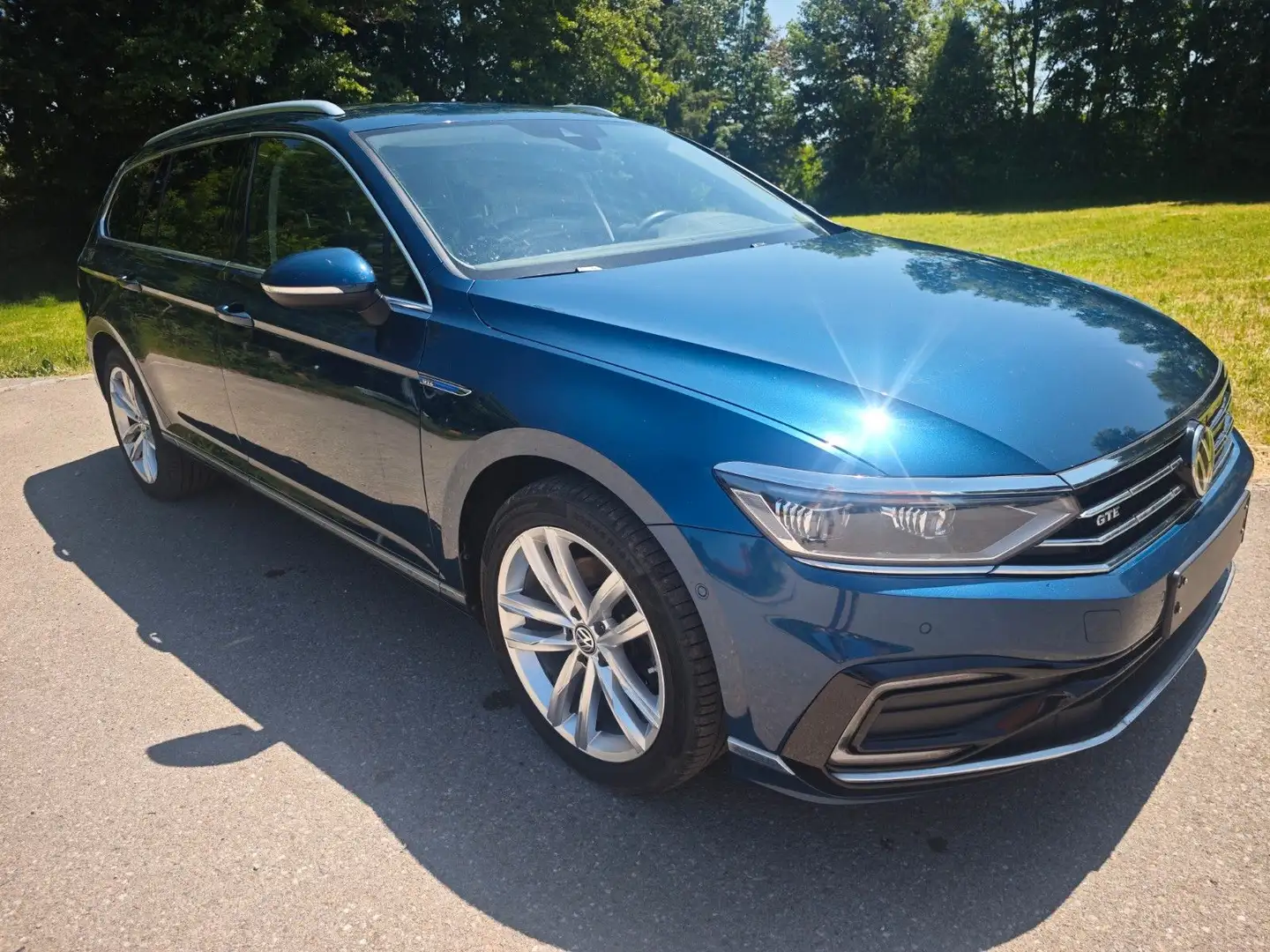 Volkswagen Passat Variant GTE*HUD*Virtual*DYN Blauw - 1