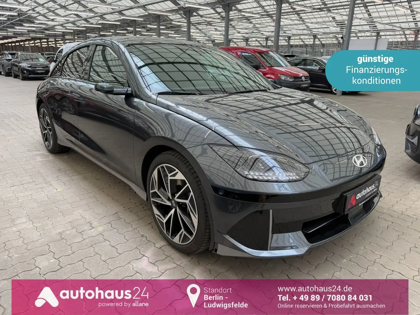 Hyundai IONIQ 6 Uniq  77,4 kWh|HeadUp|LED|BOSE Gris - 1