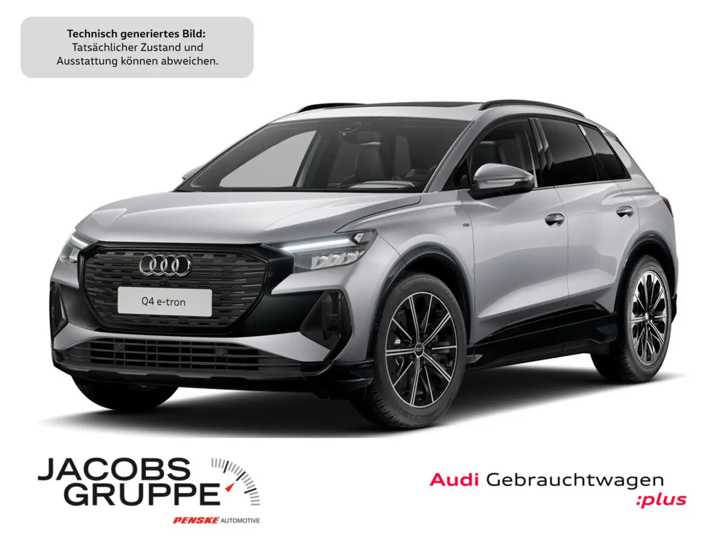 Audi Q4 e-tron Silber - 1