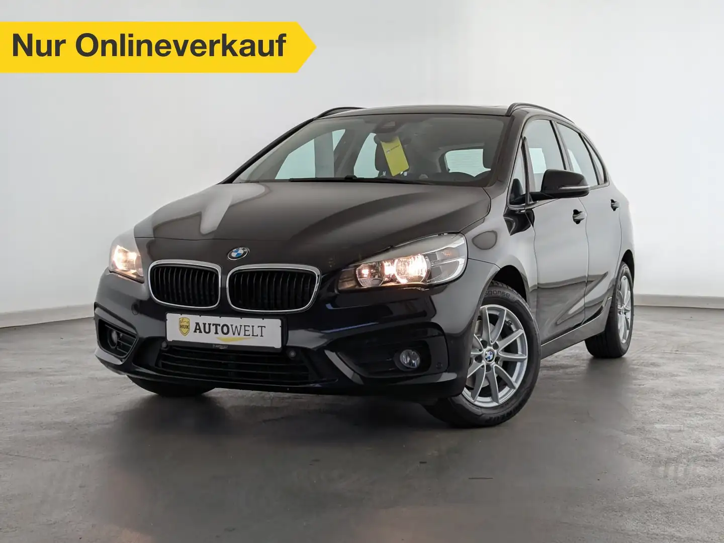 BMW 216 216d AT Advantage PANO+BLUETOOTH+SHZ+PDC+ Autom. Schwarz - 1