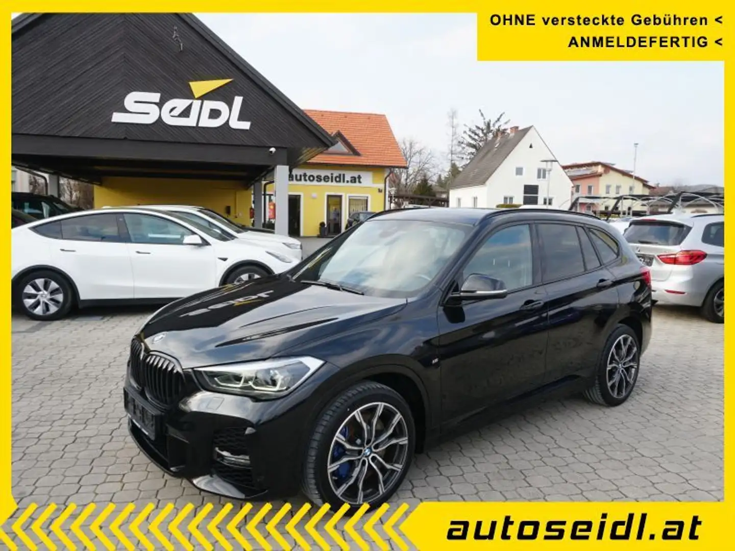 BMW X1 xDrive 18d Aut. *M-SPORT+TOPAUSSTATTUNG* Schwarz - 1