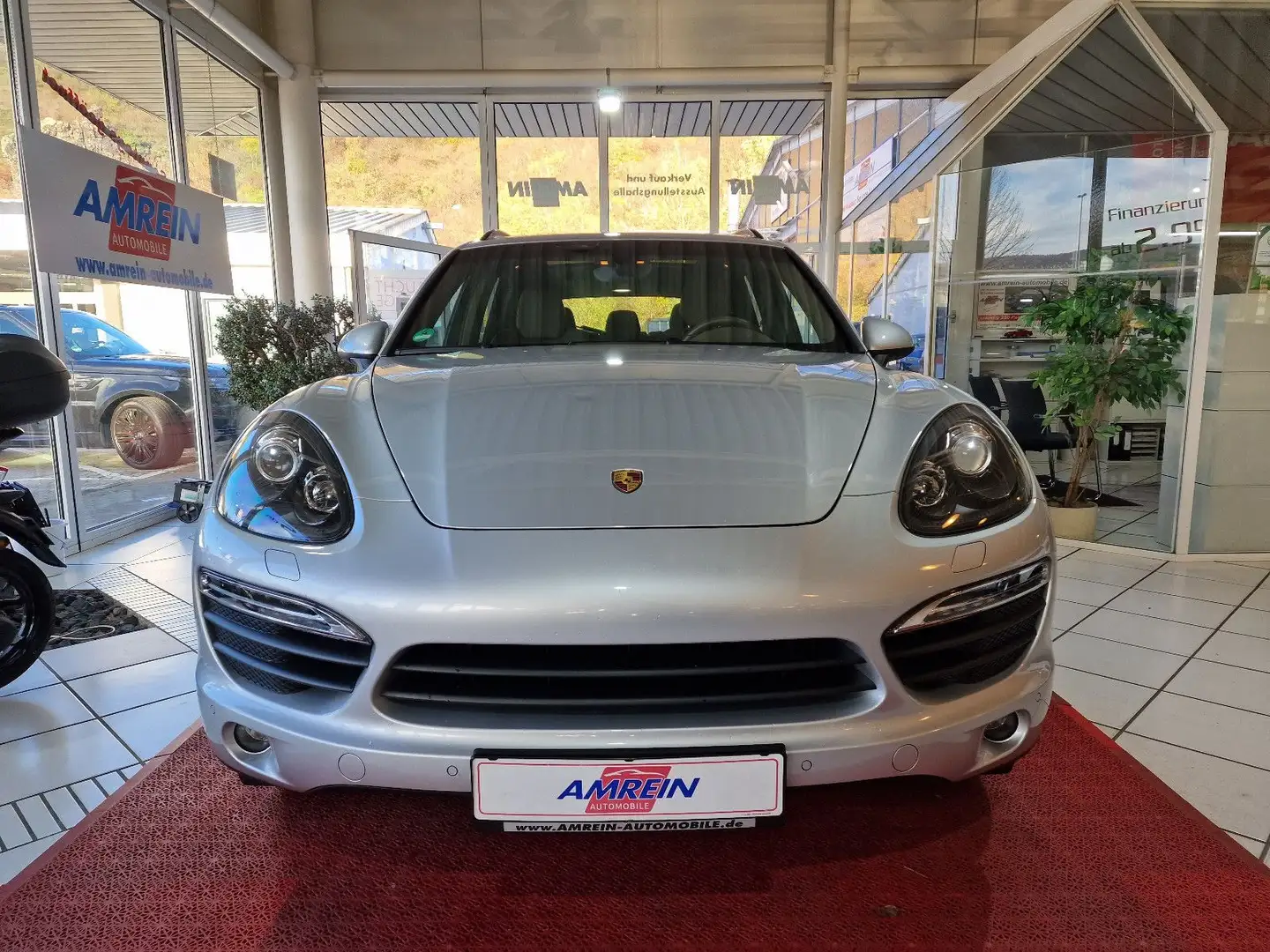 Porsche Cayenne S+PANO+LUFT+SPORTABGAS+21" TURBO RAD+ Silber - 2