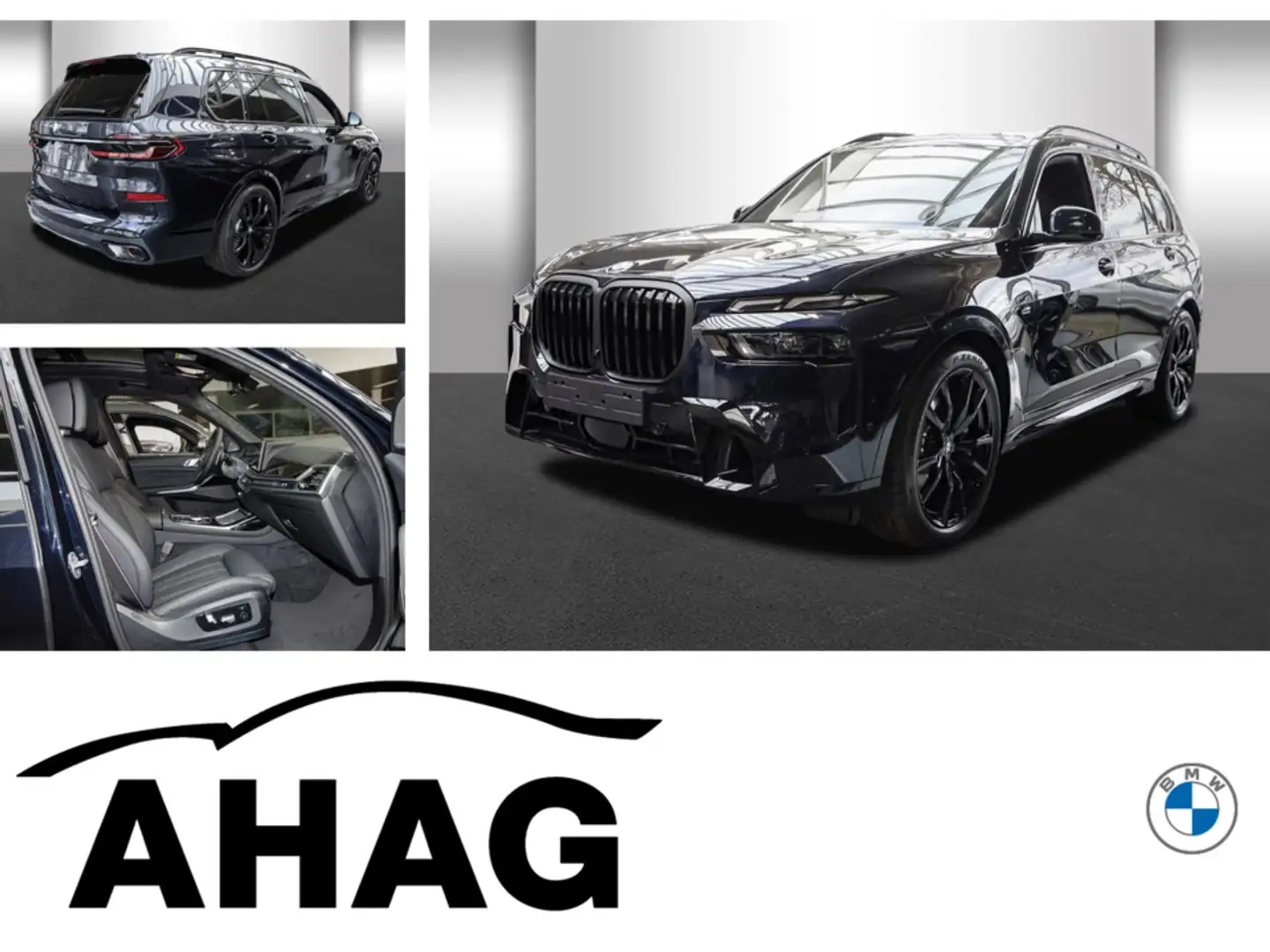BMW X7 xDrive40d Navi Leder Tempom.aktiv Panoramadach Blu Schwarz - 1