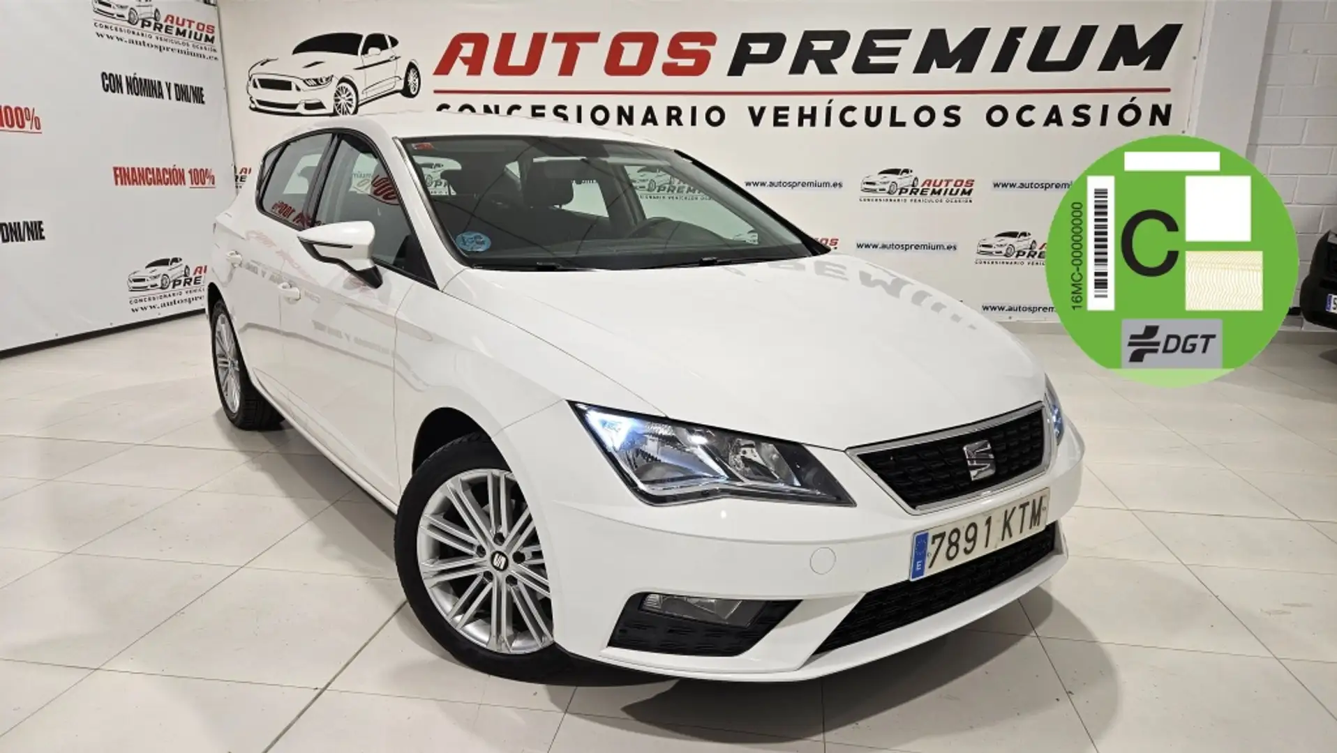 SEAT Leon 1.6TDI CR Reference 90 Weiß - 1