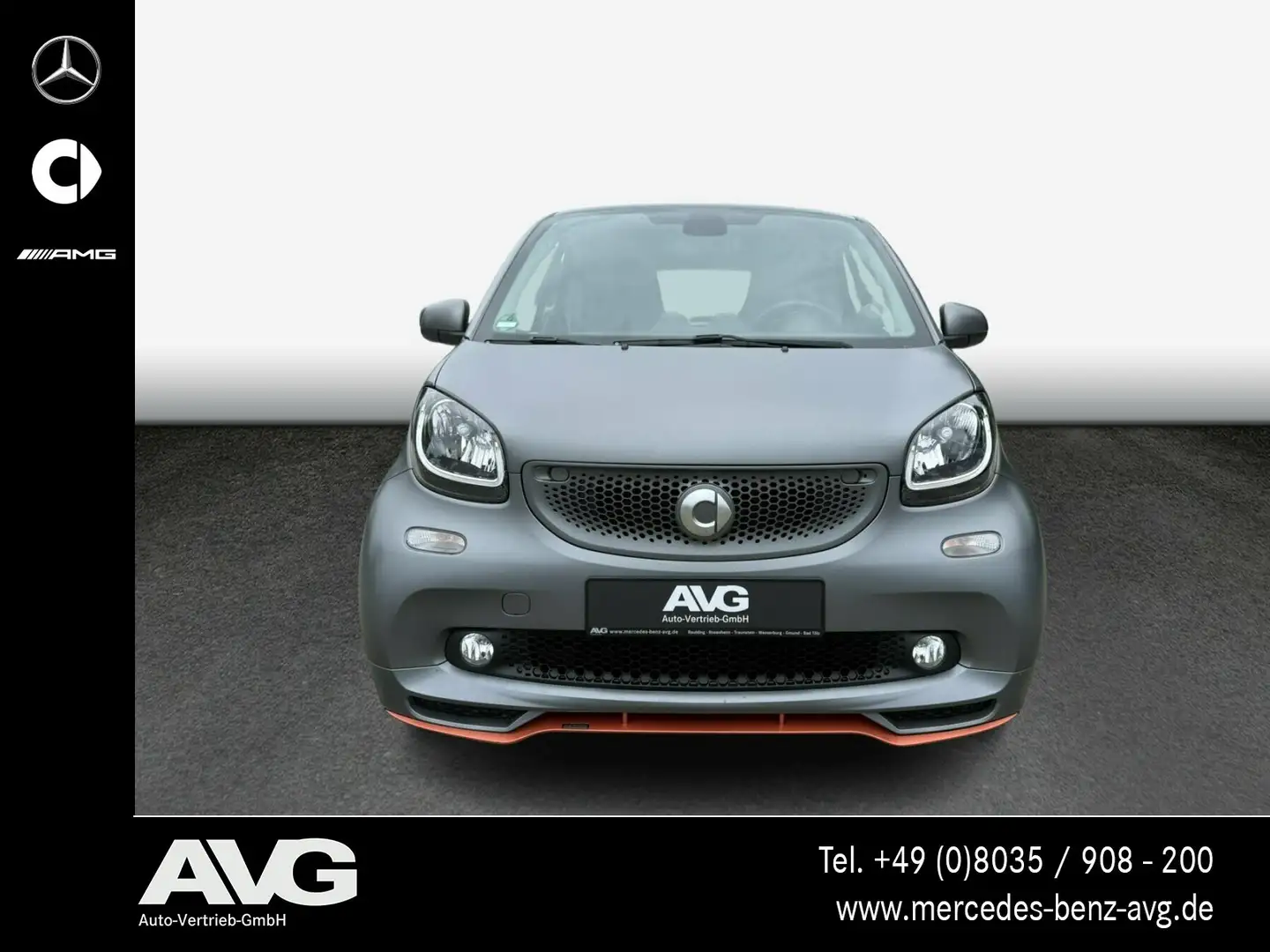 smart forTwo fortwo 66 kW | BRABUS asphaltgold JBL PANO RDK BC Gris - 2