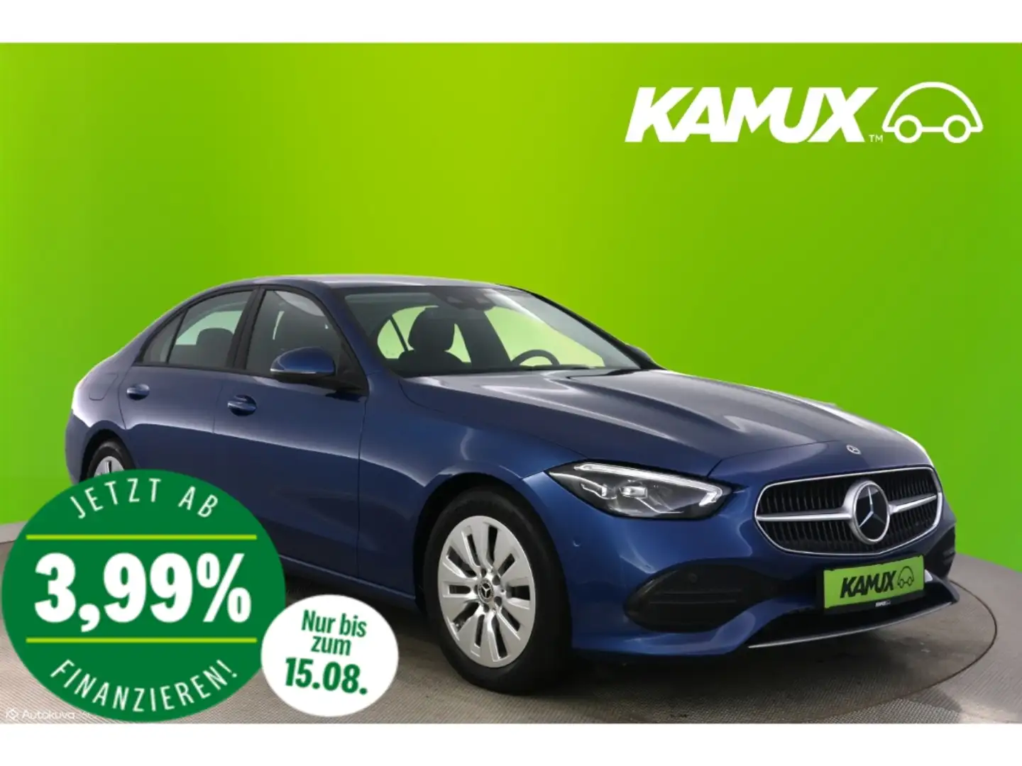 Mercedes-Benz C 200 Limo 9G-tronic+LED+NAVI+VIRTUAL+KAMERA Albastru - 1