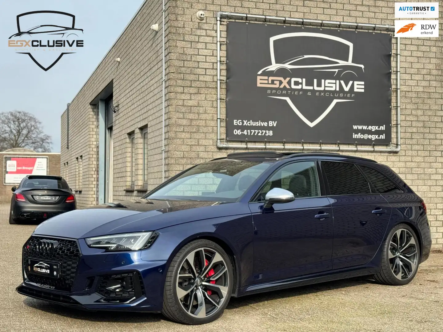 Audi RS4 Avant 2.9 TFSI Quattro Stage 2 585PK/Pano/360/Keyl Blauw - 1