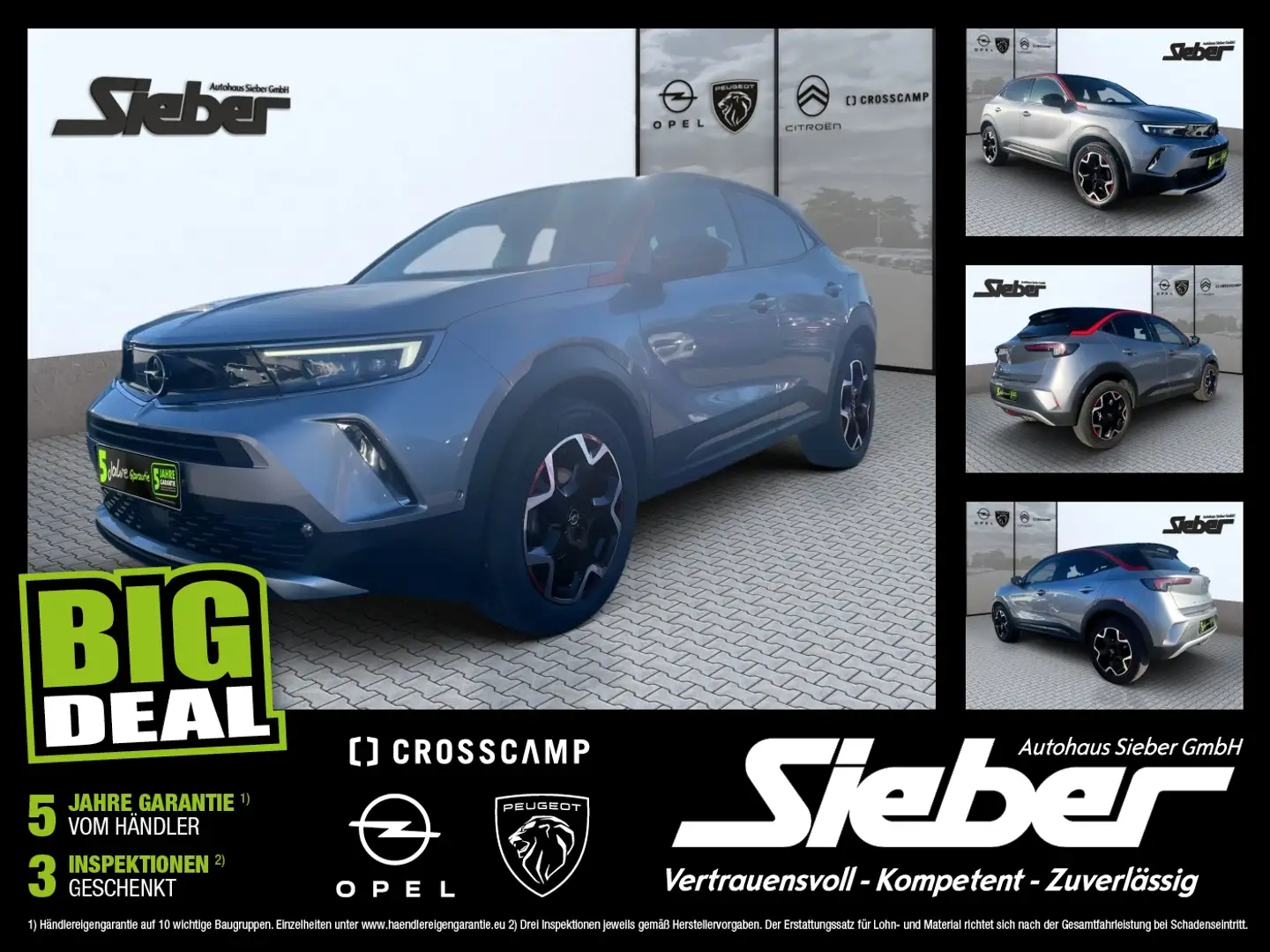 Opel Mokka 1.2 Turbo GS Line Kamera Navi Sitzhzg Grigio - 1
