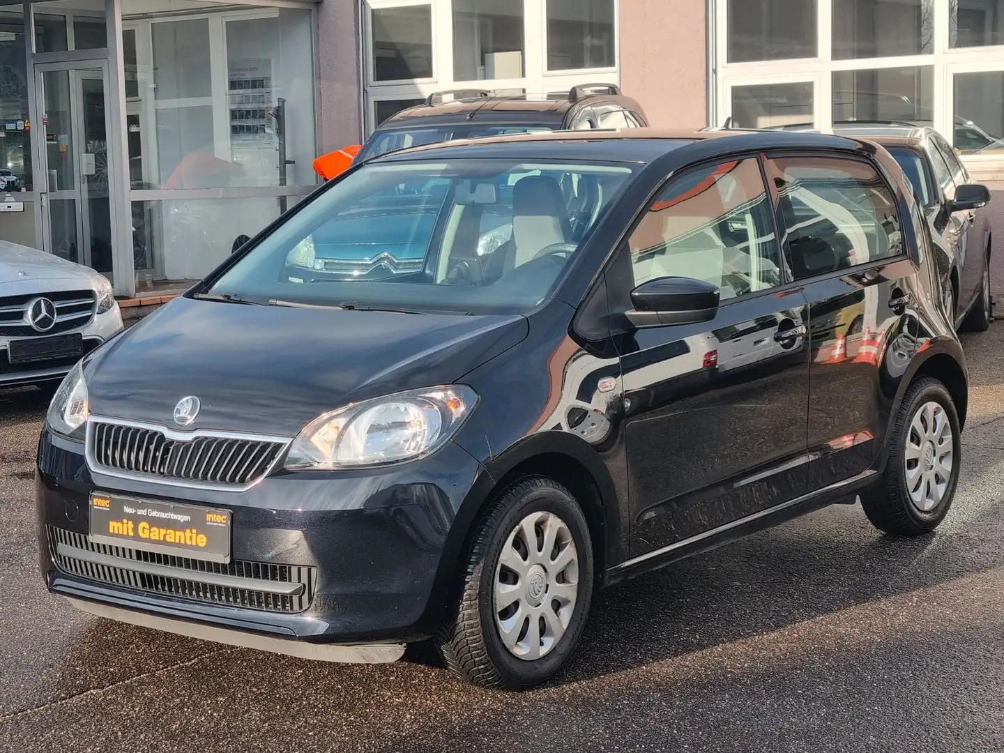 Skoda Citigo Ambition*1 HAND*KLIMA*NAVI*TÜV*SHZ* Schwarz - 1