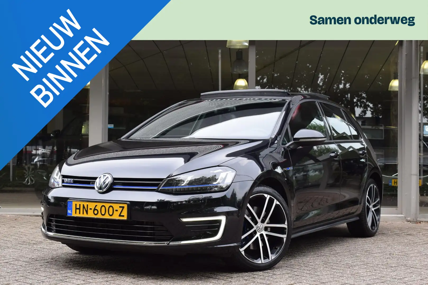 Volkswagen Golf GTE 1.4 TSI 204PK met Pano/Leder/Gr Nav/nw APK Чорний - 1
