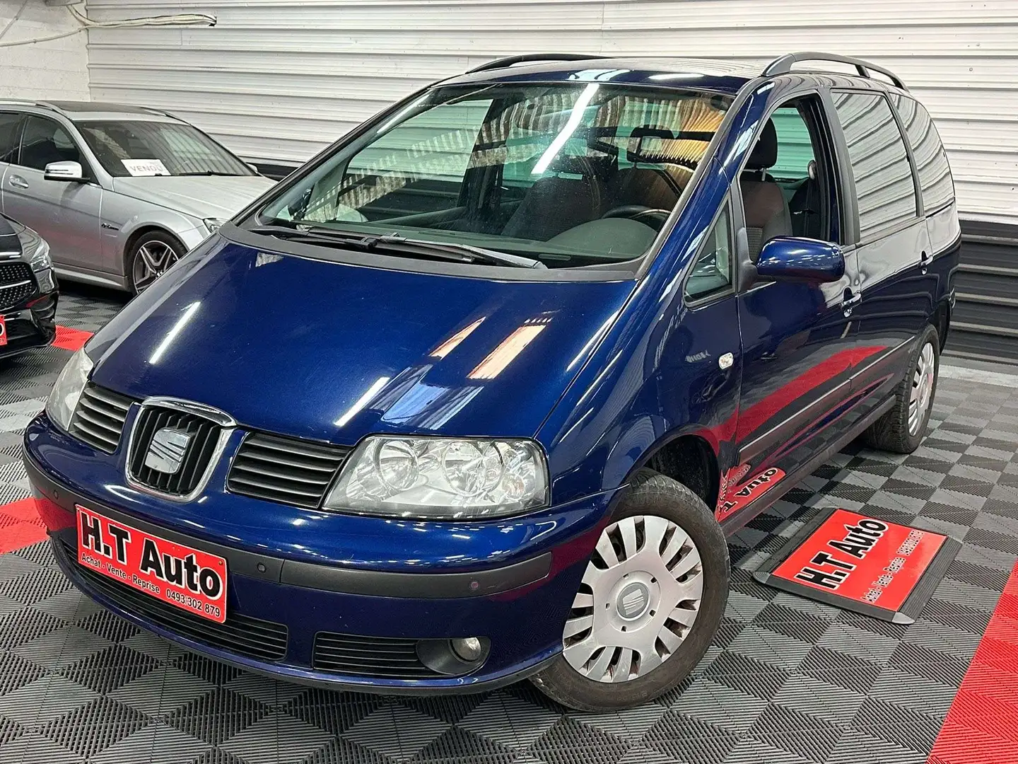 SEAT Alhambra 2.0i essence/airco/ 7 places/ ct ok Gri - 1