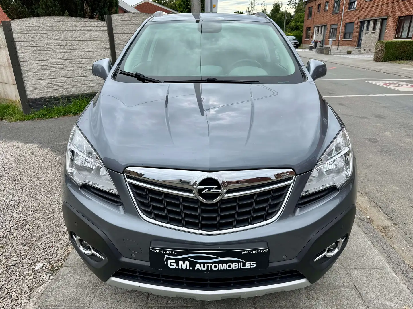 Opel Mokka Mokka 1.4 Turbo 4x4 Cosmo*GPS*CUIR*AIRCO*CARNET* Gris - 2