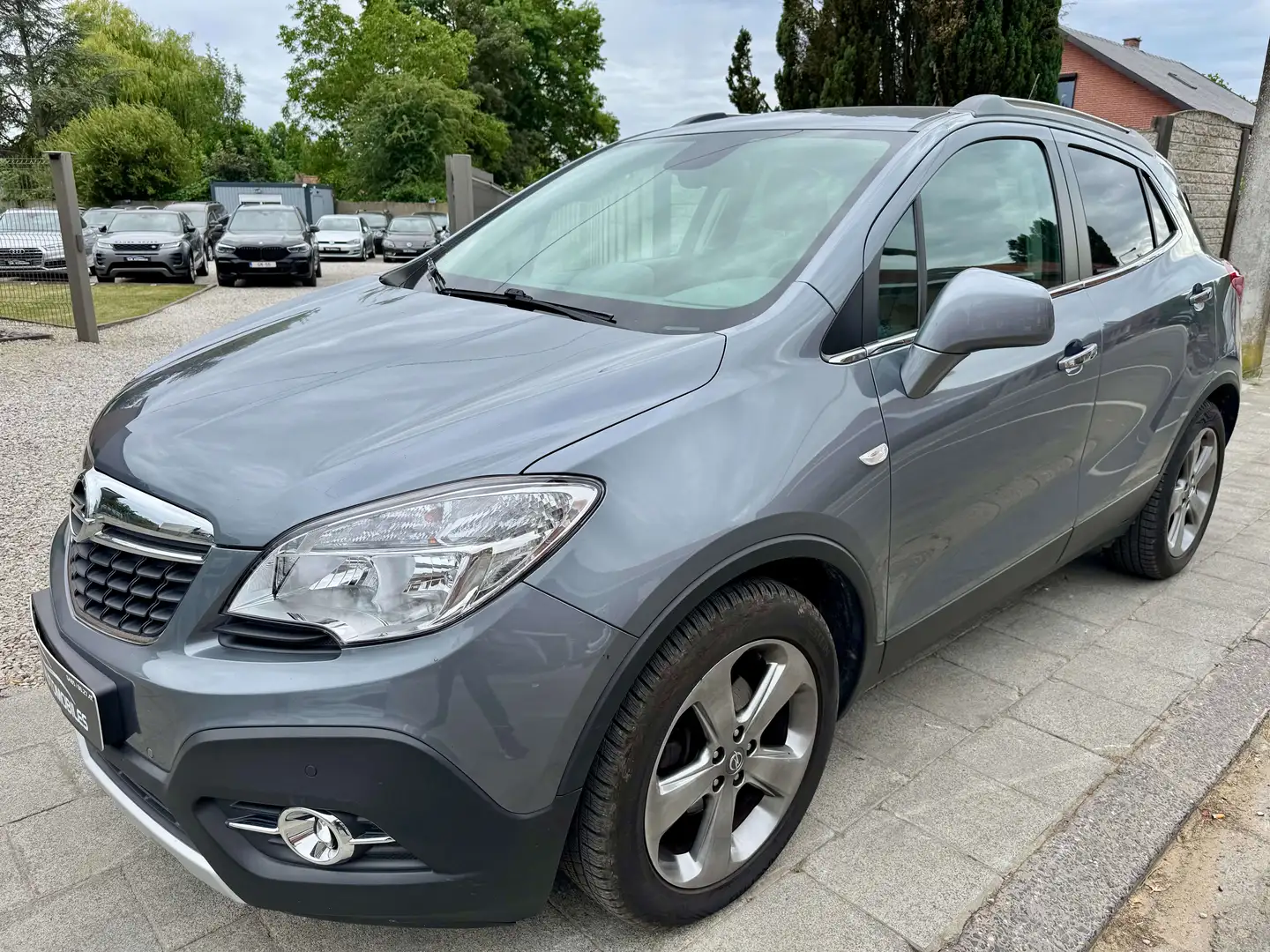 Opel Mokka Mokka 1.4 Turbo 4x4 Cosmo*GPS*CUIR*AIRCO*CARNET* Gris - 1