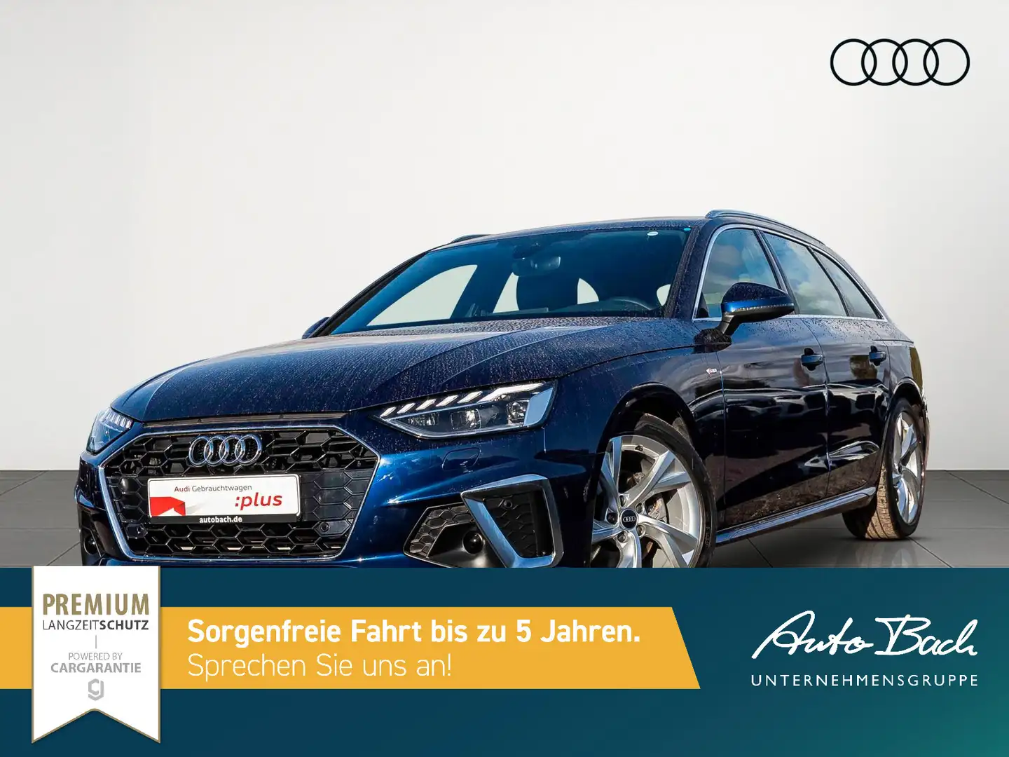 Audi A4 S line 35TFSI Stronic Navi LED ACC AHK Blau - 2