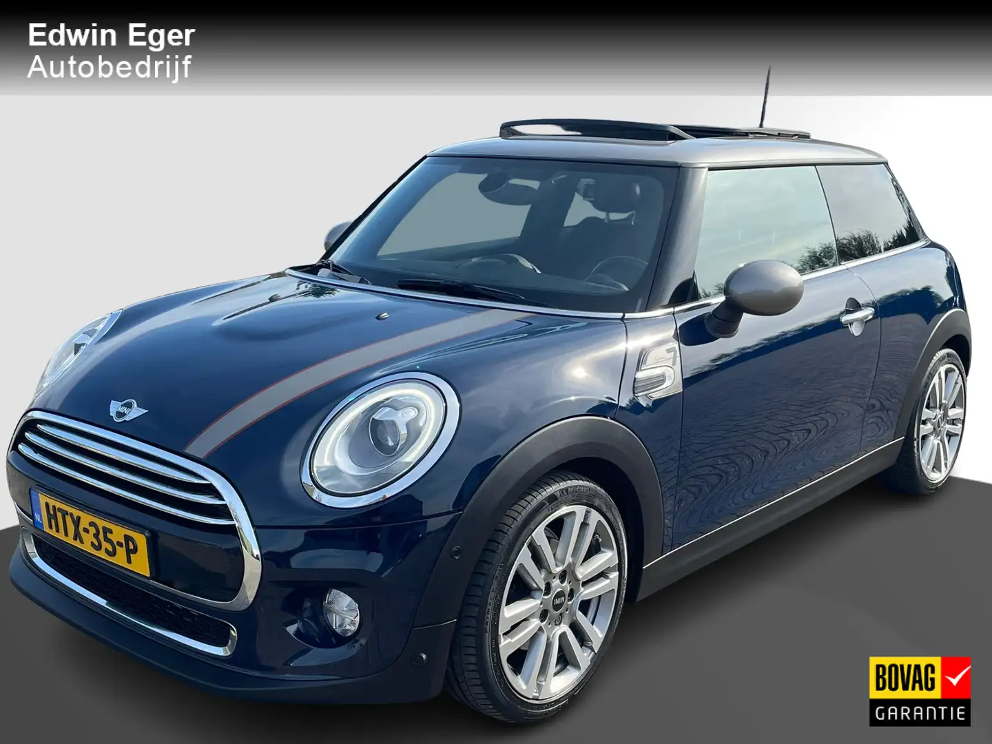 MINI Cooper 1.5 Cooper Chili, Automaat, Schuifdak, Sportstoele Blauw - 1