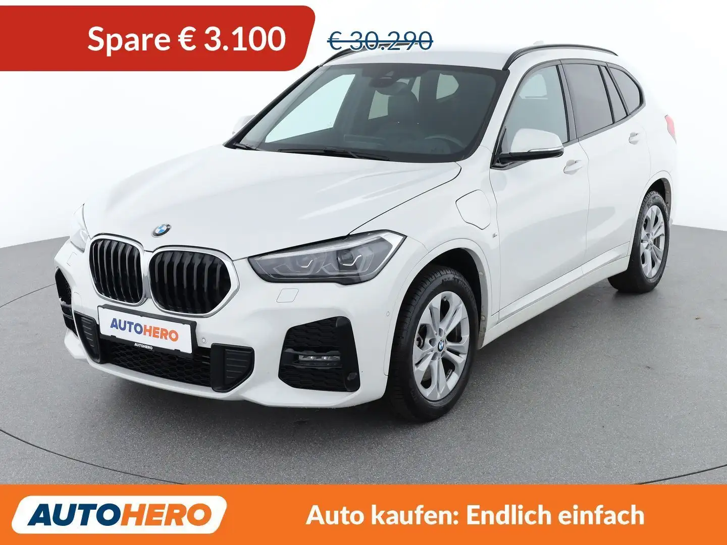 BMW X1 xDrive 25e M Sport Aut.*HUD*TEMP*LIM*CAM*SHZ* Weiß - 1