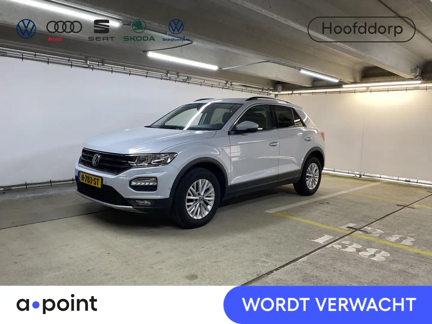 Volkswagen T-Roc 1.0 TSI Style 110 pk | Navigatie via App | Parkeer Wit - 1
