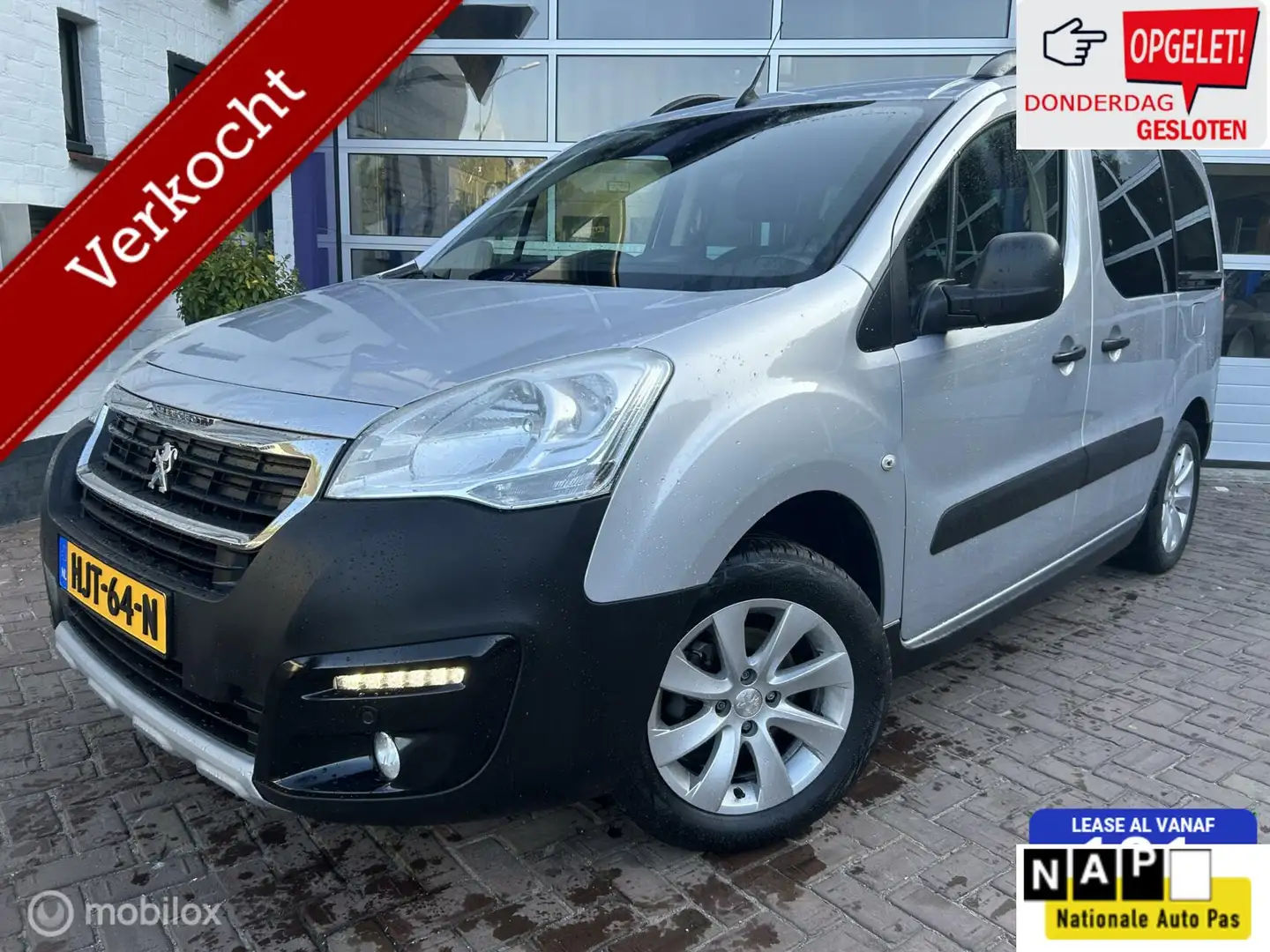 Peugeot Partner Tepee 1.2 * AIRCO * NAVI * 2 SCHUIFDEUREN Gris - 1