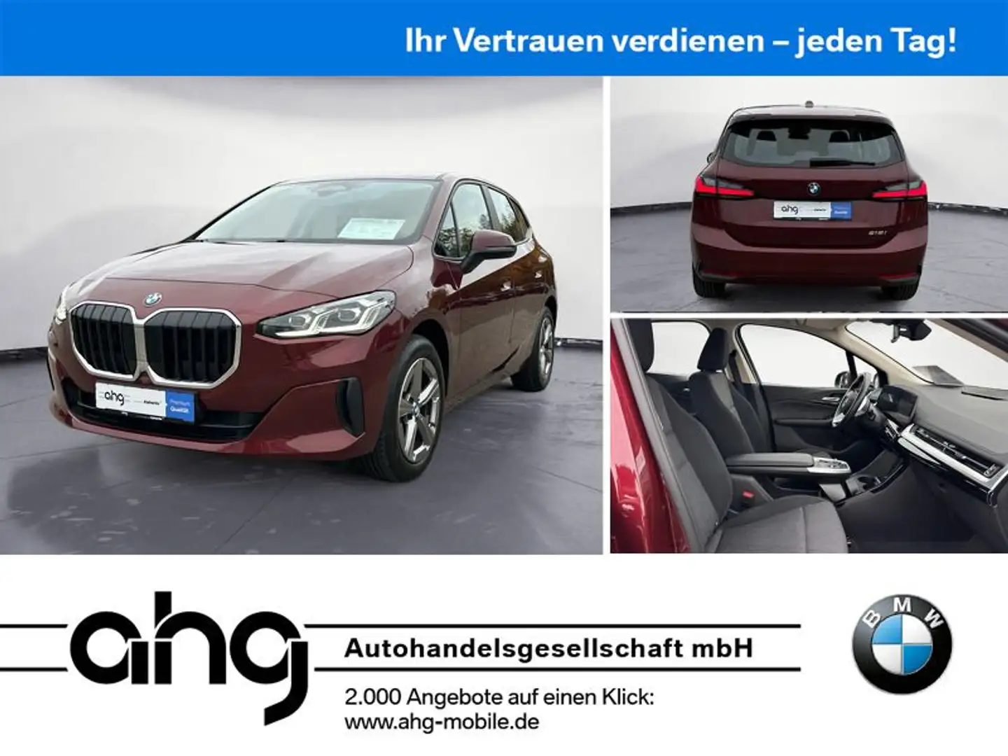BMW 218 Steptronic DCT Navi DSG Bluet Rot - 1