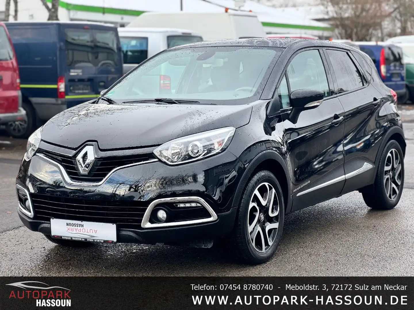 Renault Captur Intens 0,9 Ltr. TÜV 01/27 1-Jahr Garantie Navi Kli Schwarz - 1