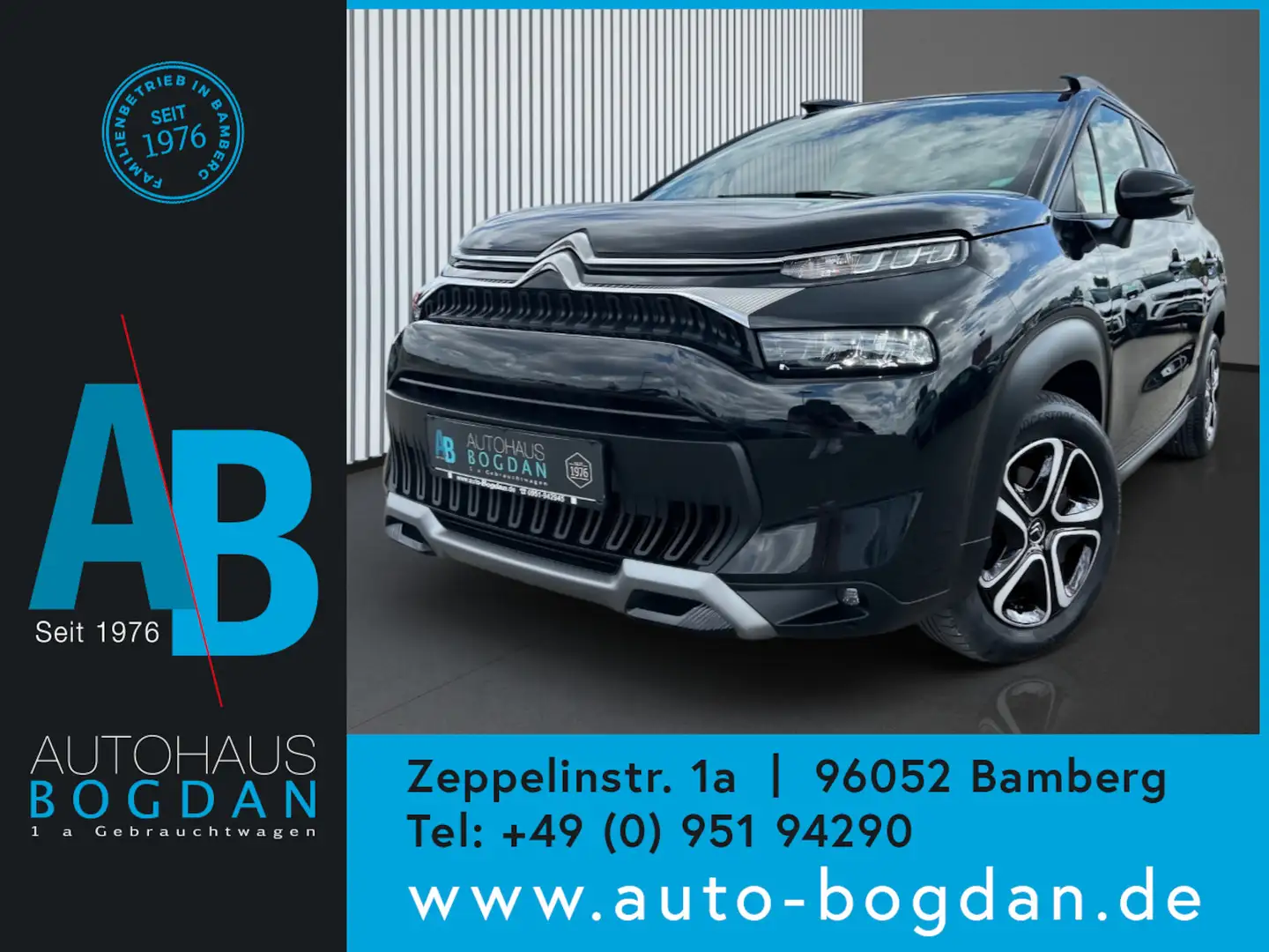 Citroen C3 Aircross Feel Pack Tempom. LED*PDC*Navi v.App*SHZ Schwarz - 1