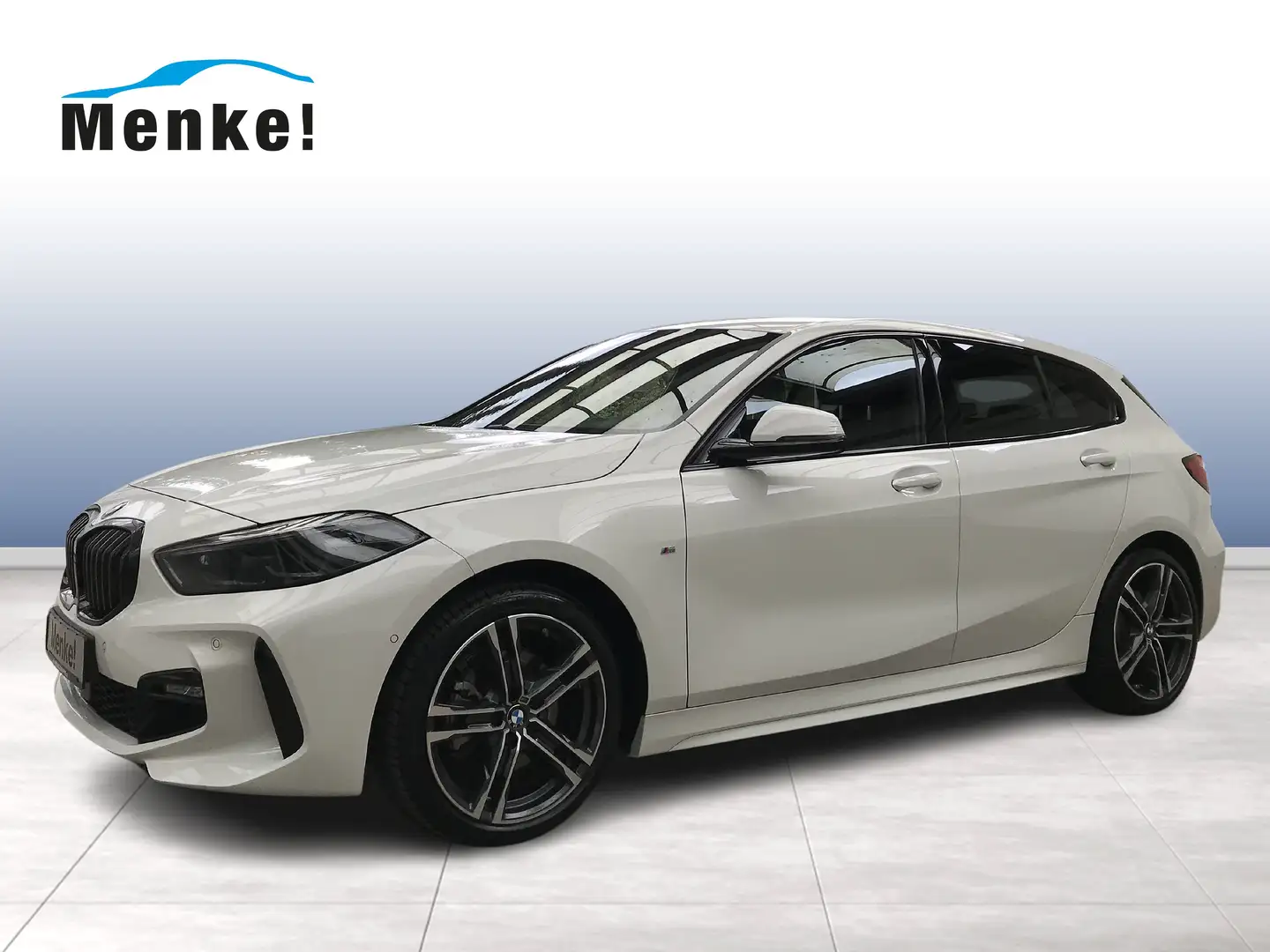 BMW 118 i M Sport HiFi DAB LED RFK ACC + Stop&Go Shz Blanc - 1