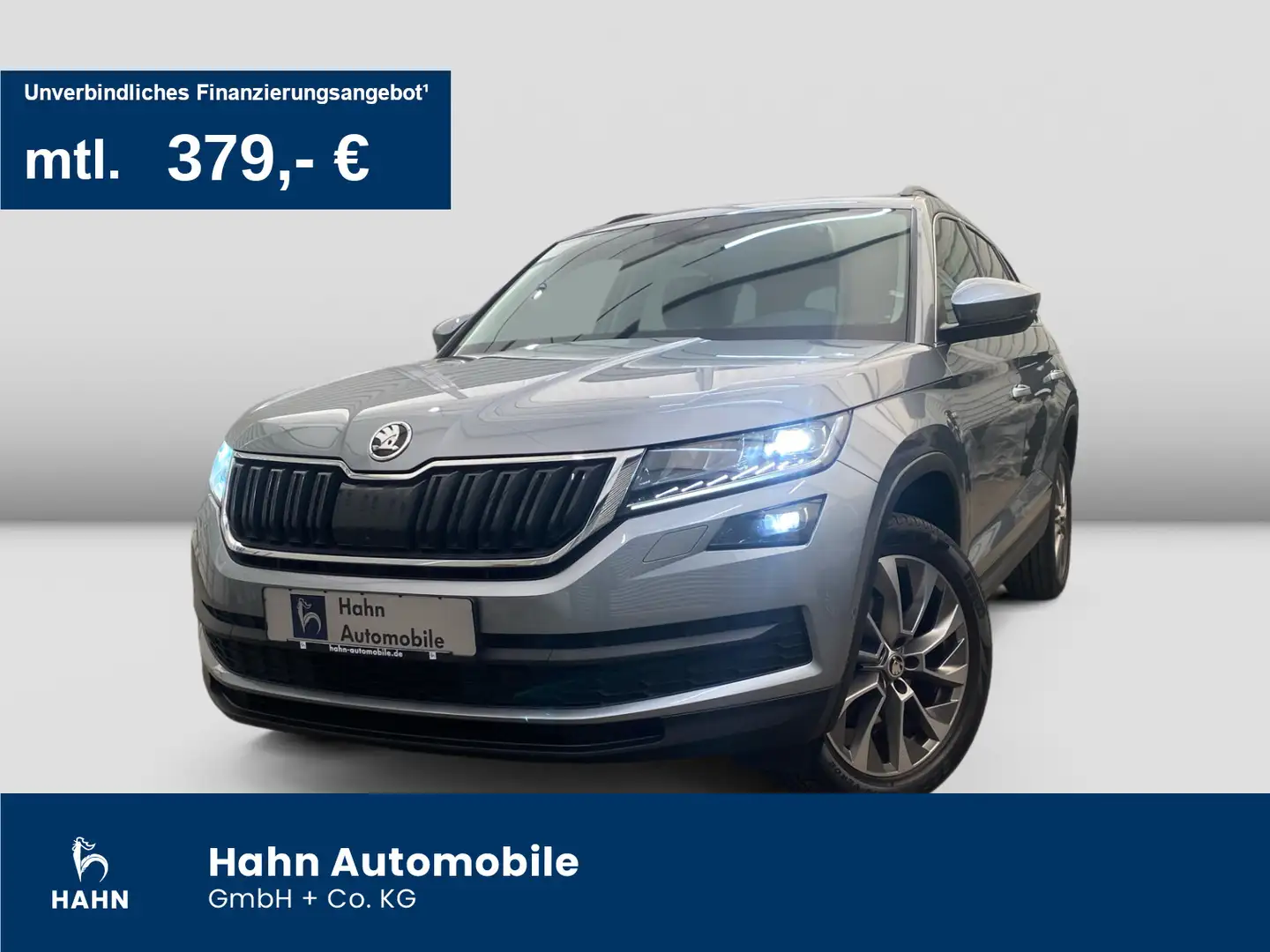 Skoda Kodiaq 2.0 TDI DSG Clever 360° Kamera Navi LED Grau - 1