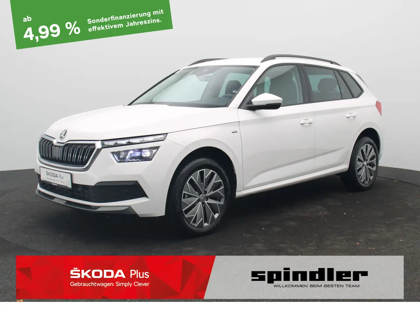 Skoda Kamiq Ambition Clever 1.0 TSI DSG/ LED, Tempomat Weiß - 1