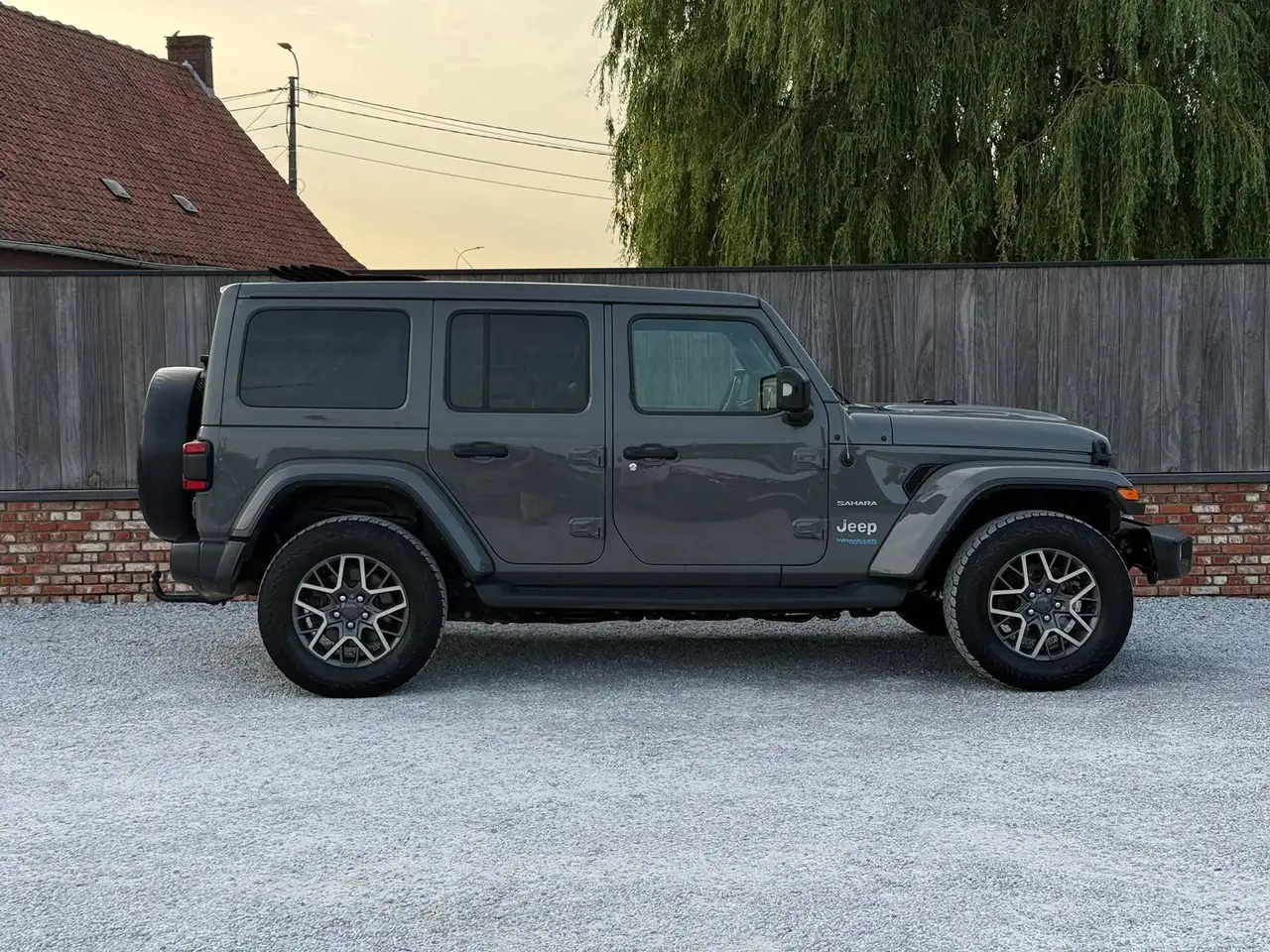 Jeep Wrangler unlimited sahara/4XE/2022/open air/carplay/leder/lichte vracht/btw — foto 6
