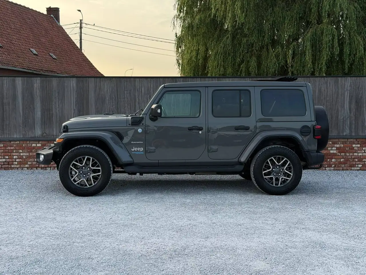 Jeep Wrangler unlimited sahara/4XE/2022/open air/carplay/leder/lichte vracht/btw — foto 5