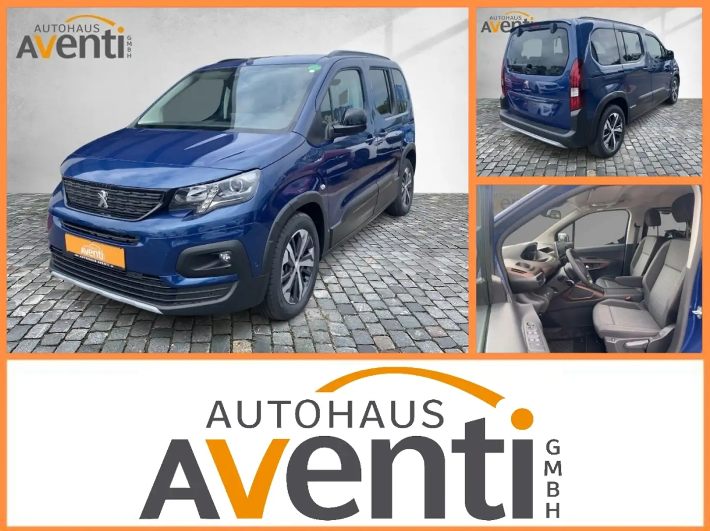 Peugeot Rifter GT Elektro*Navi*DAB*Bluetooth*ZV*Klima*DAB*Keyless Blauw - 1