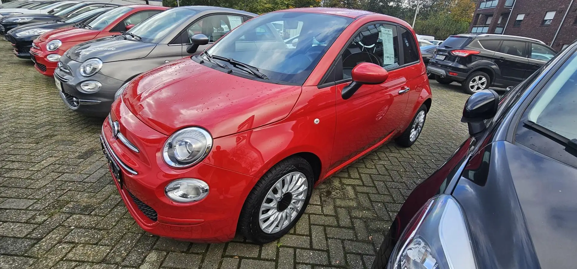 Fiat 500 1.0 GSE N3 Hybrid Lounge Tempomat Bluethooth 51 kW Rot - 2