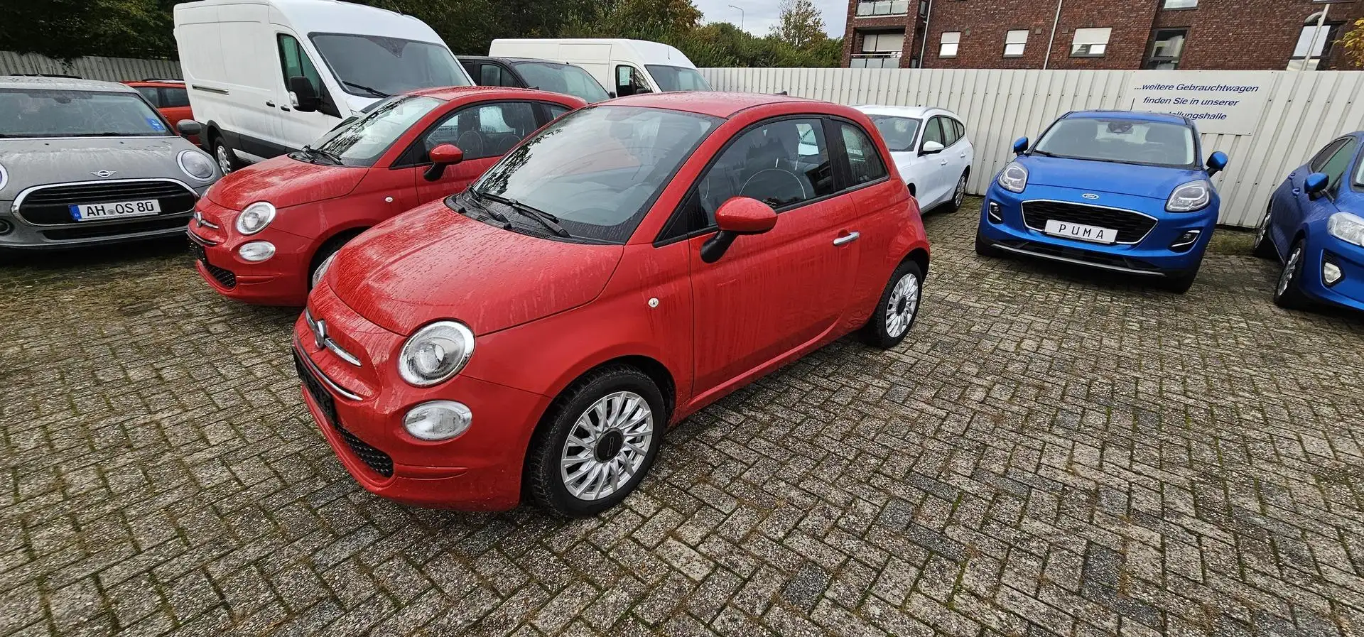 Fiat 500 1.0 GSE N3 Hybrid Lounge Tempomat Bluethooth 51 kW Rot - 1