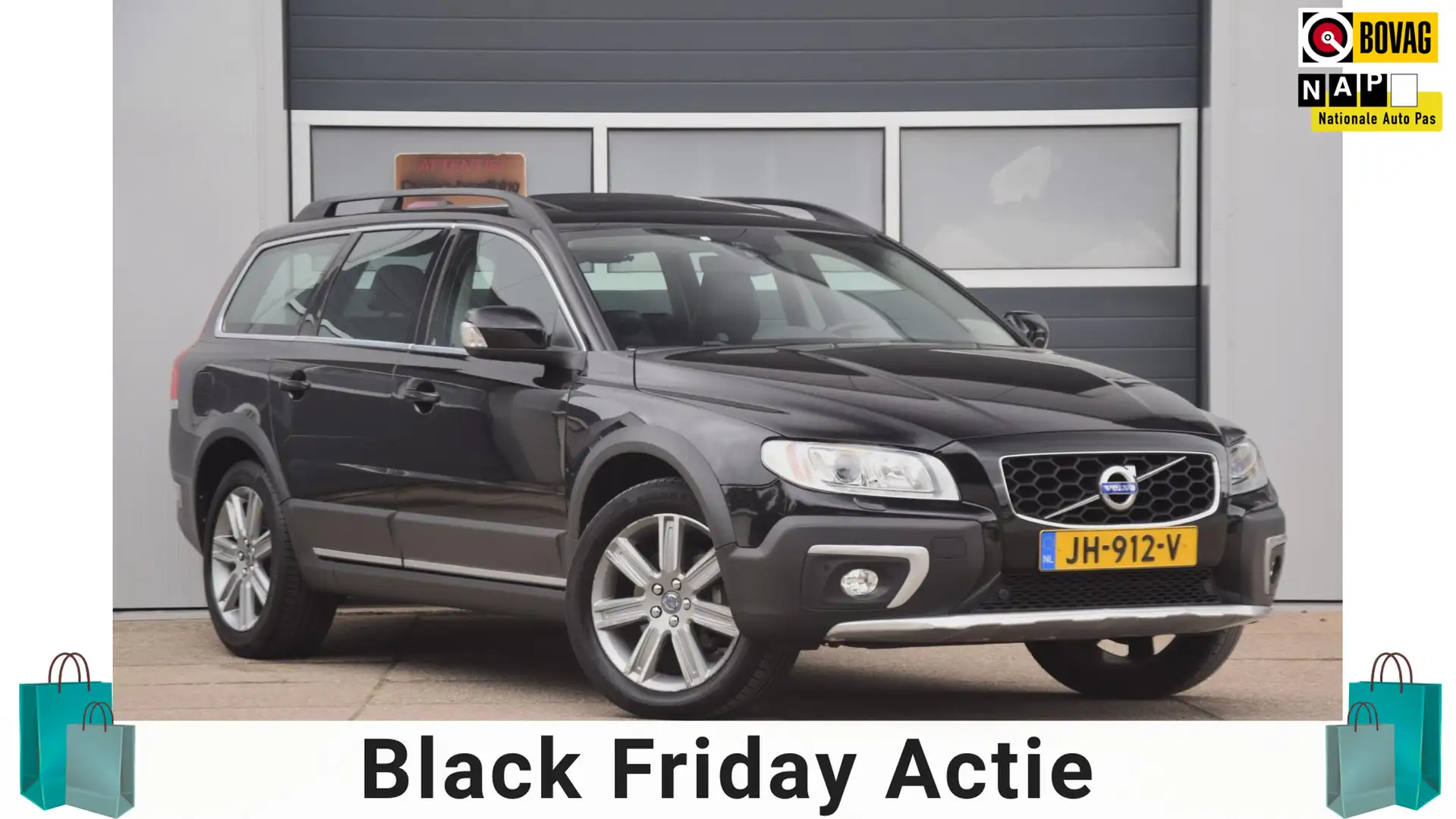 Volvo XC70 2.0 T5 FWD Polar+ 1E EIGENAAR/DEALER ONDERHOUDEN/T Noir - 1