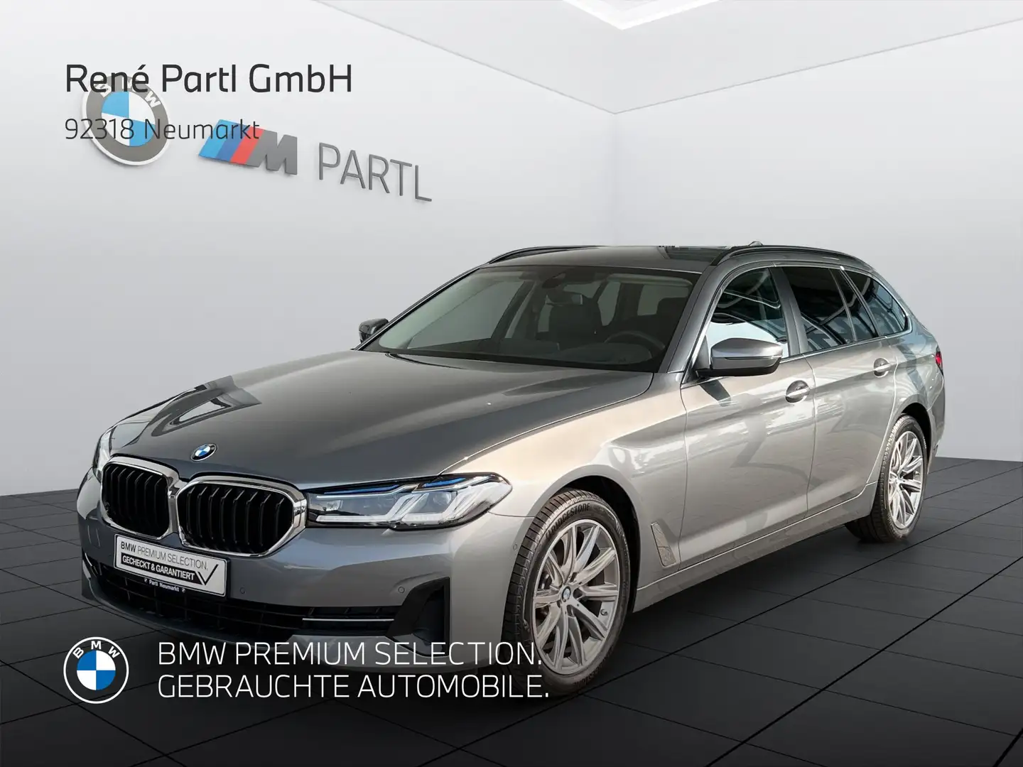 BMW 520 d xDrive Touring NAVI LASER STANDHZG. RFK TV Grau - 1