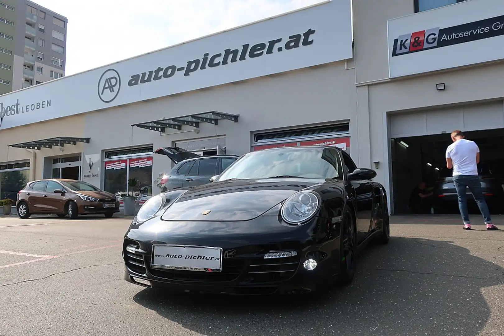 Porsche 911 Turbo Cabrio Allrad Tiptronic "Einzelstück" Schwarz - 1