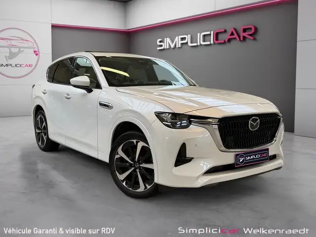 Mazda CX-60 CX-60 2.5 e-Skyactiv PHEV AWD Takumi (240 kW) CUIR NAPPA SG CHAUFF+VENTI CARPLAY CAM360 GARANTIE JUSQU'A 36 MOIS