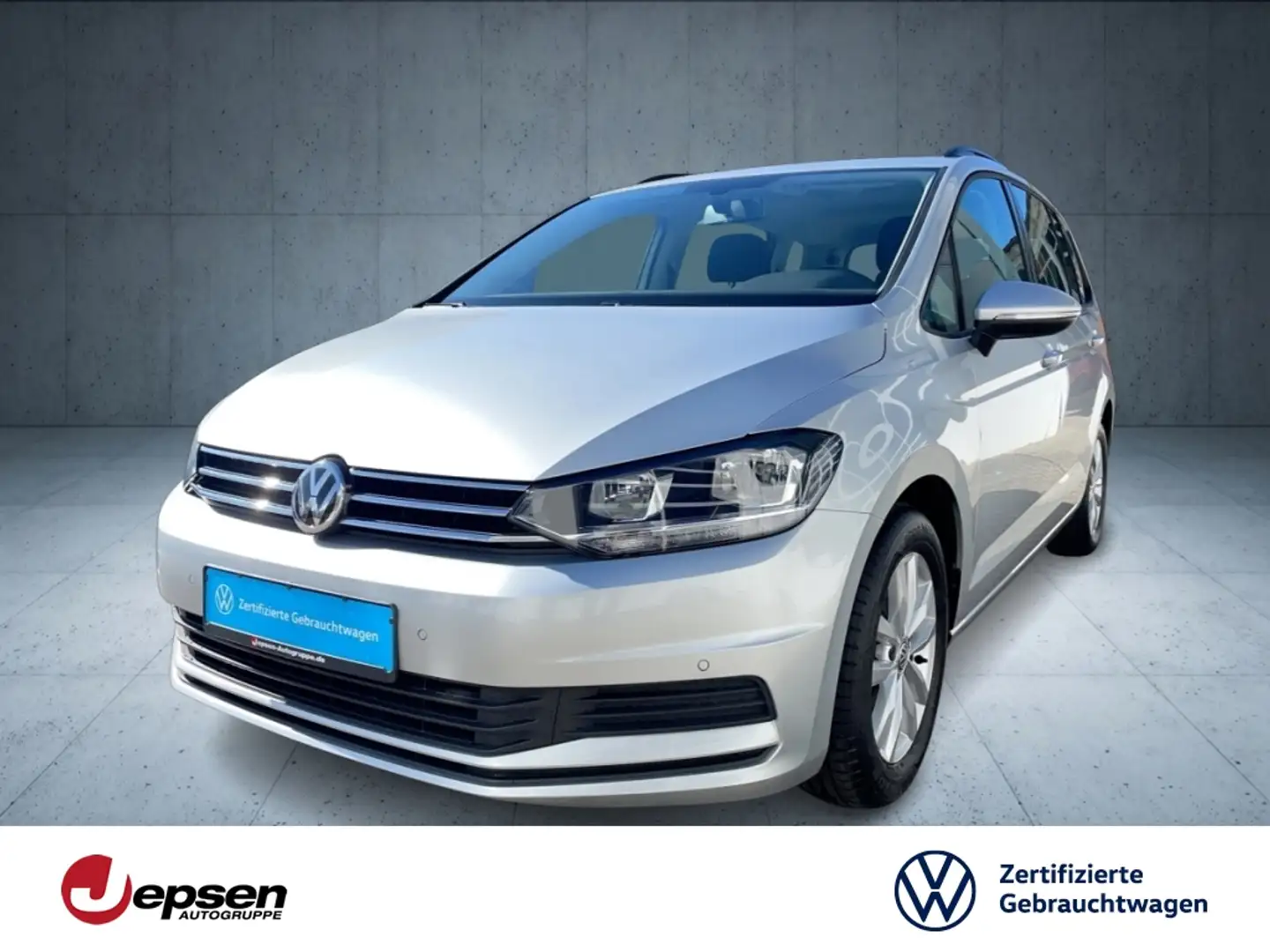 Volkswagen Touran Comfortline 1.0 TSI Navi+Climatr.+LM+PDC Silber - 1