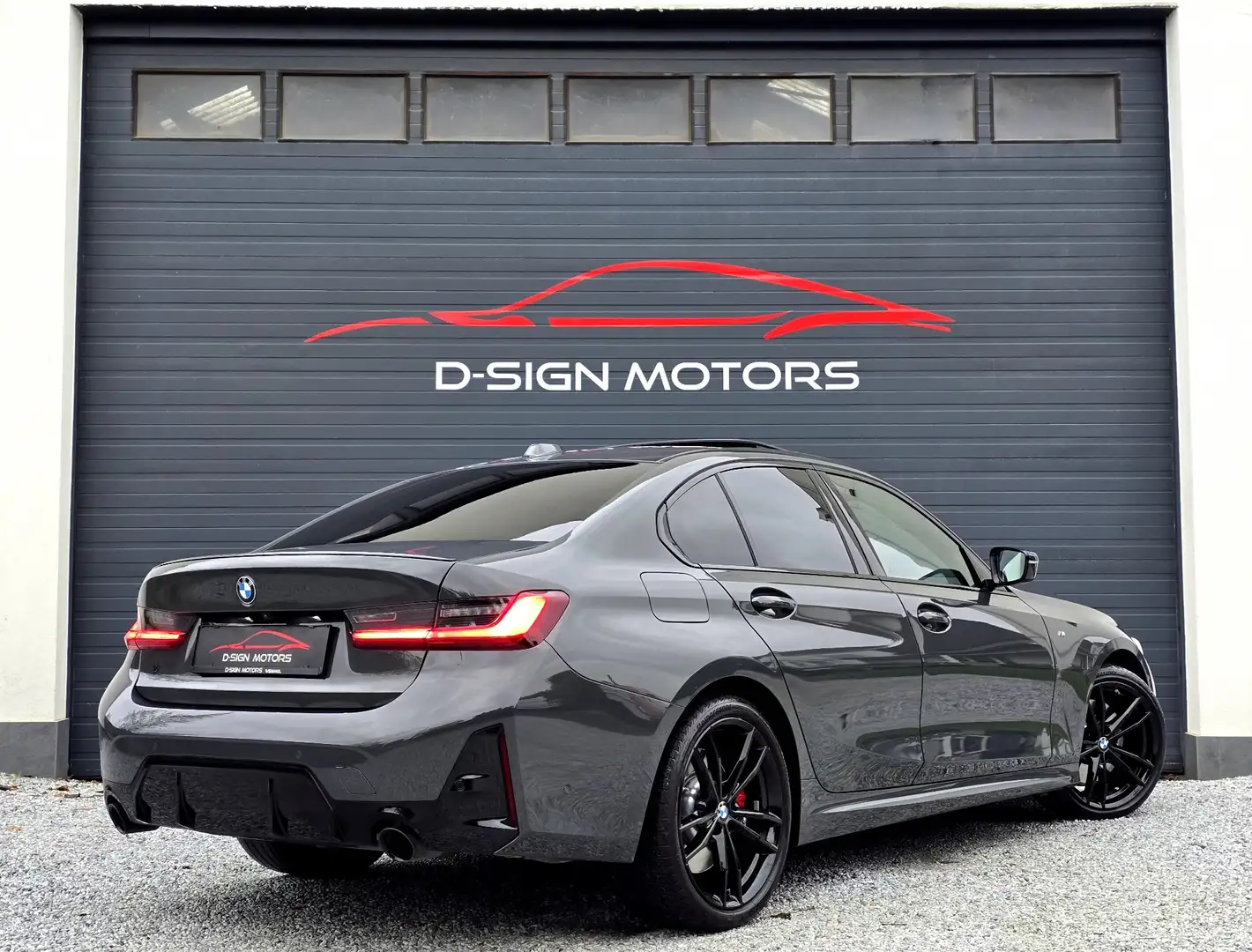 BMW 318 iA (156ch) M SPORT PACK PRO 2023 38.800km FACELIFT Gris - 2