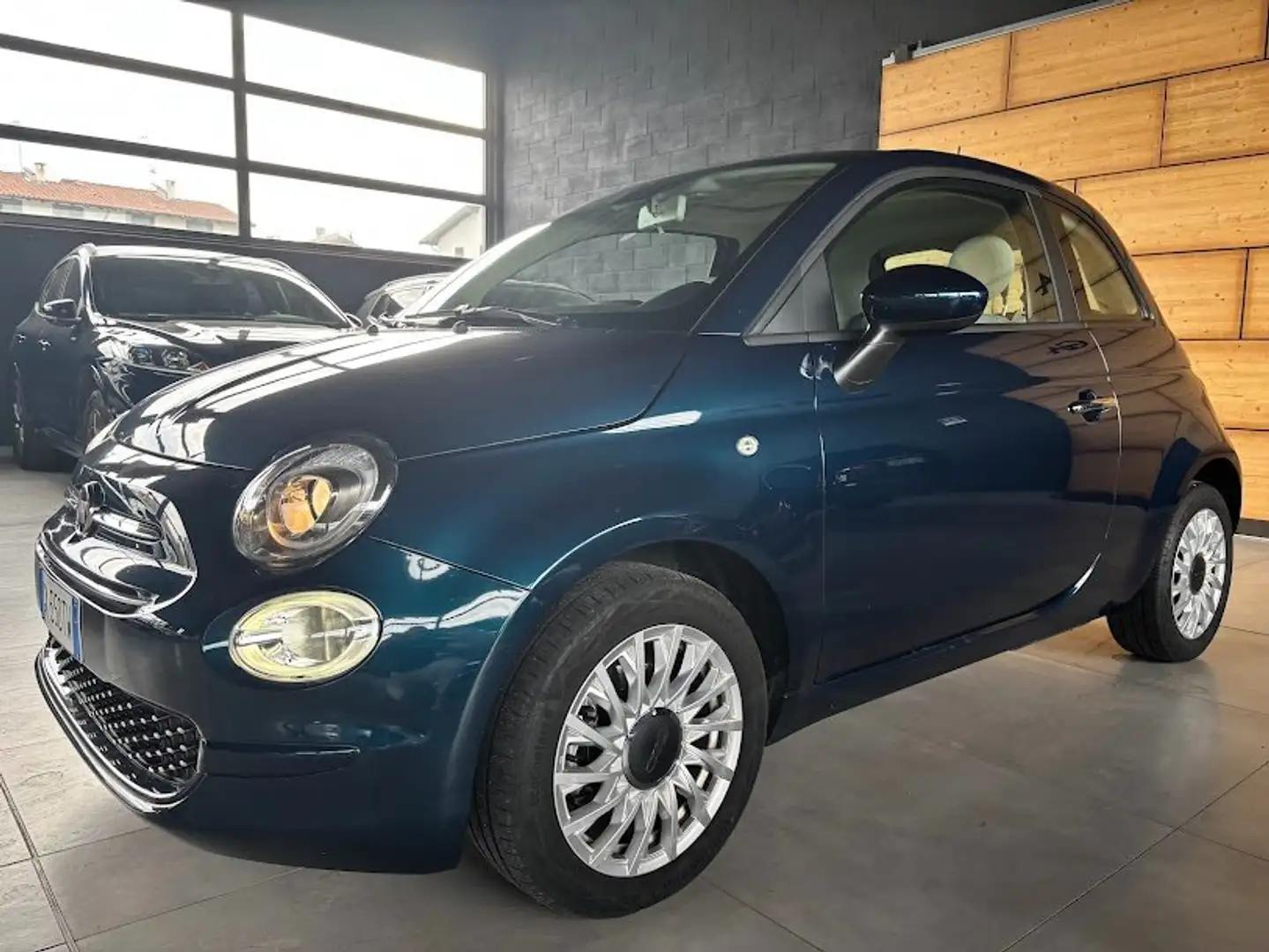 Fiat 500 1.2 Lounge dualogic+ TETTO APRIBILE 38.000KM Azul - 1