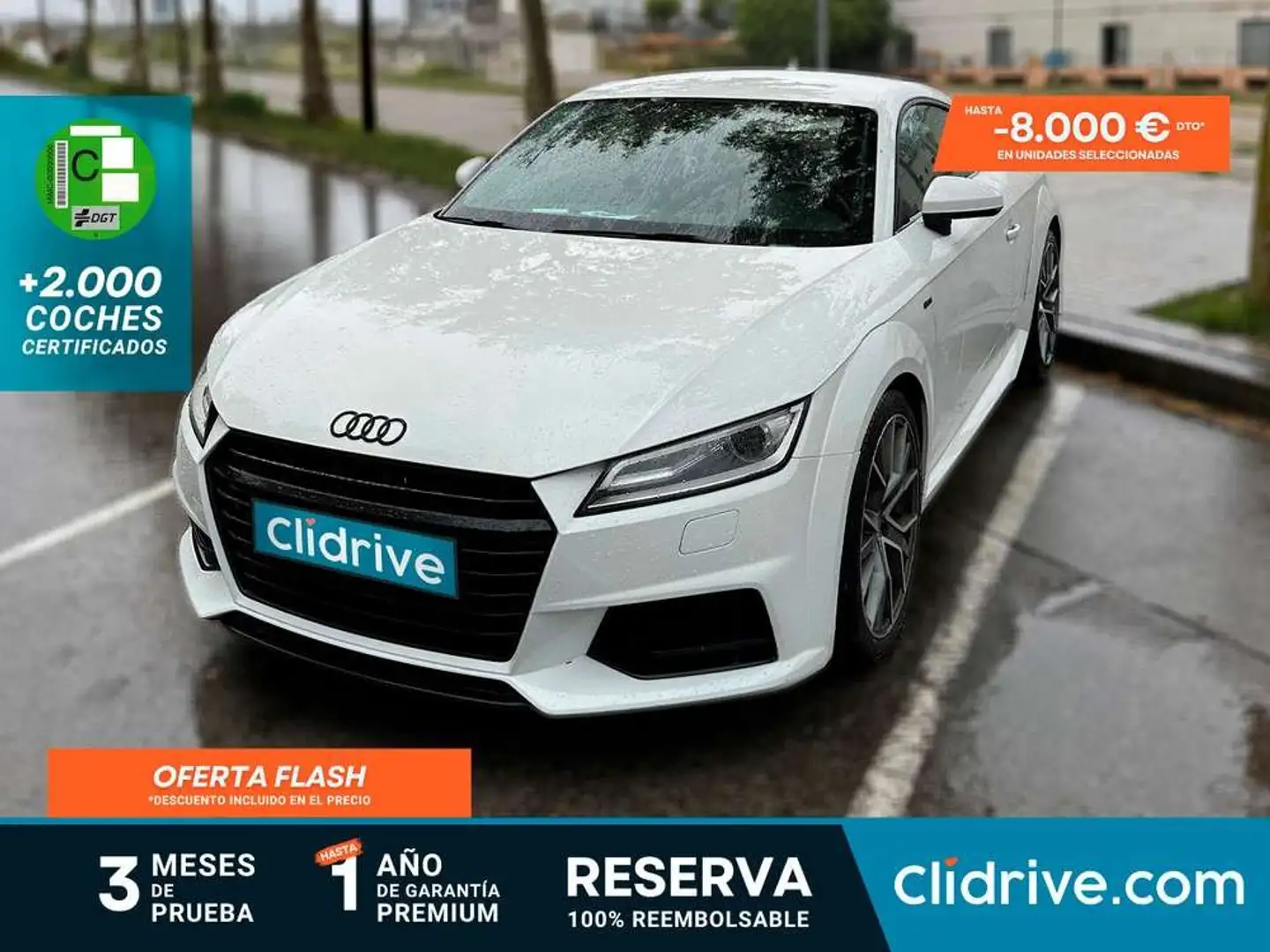 Audi TT Roadster 2.0TDI S line edition Blanco - 1