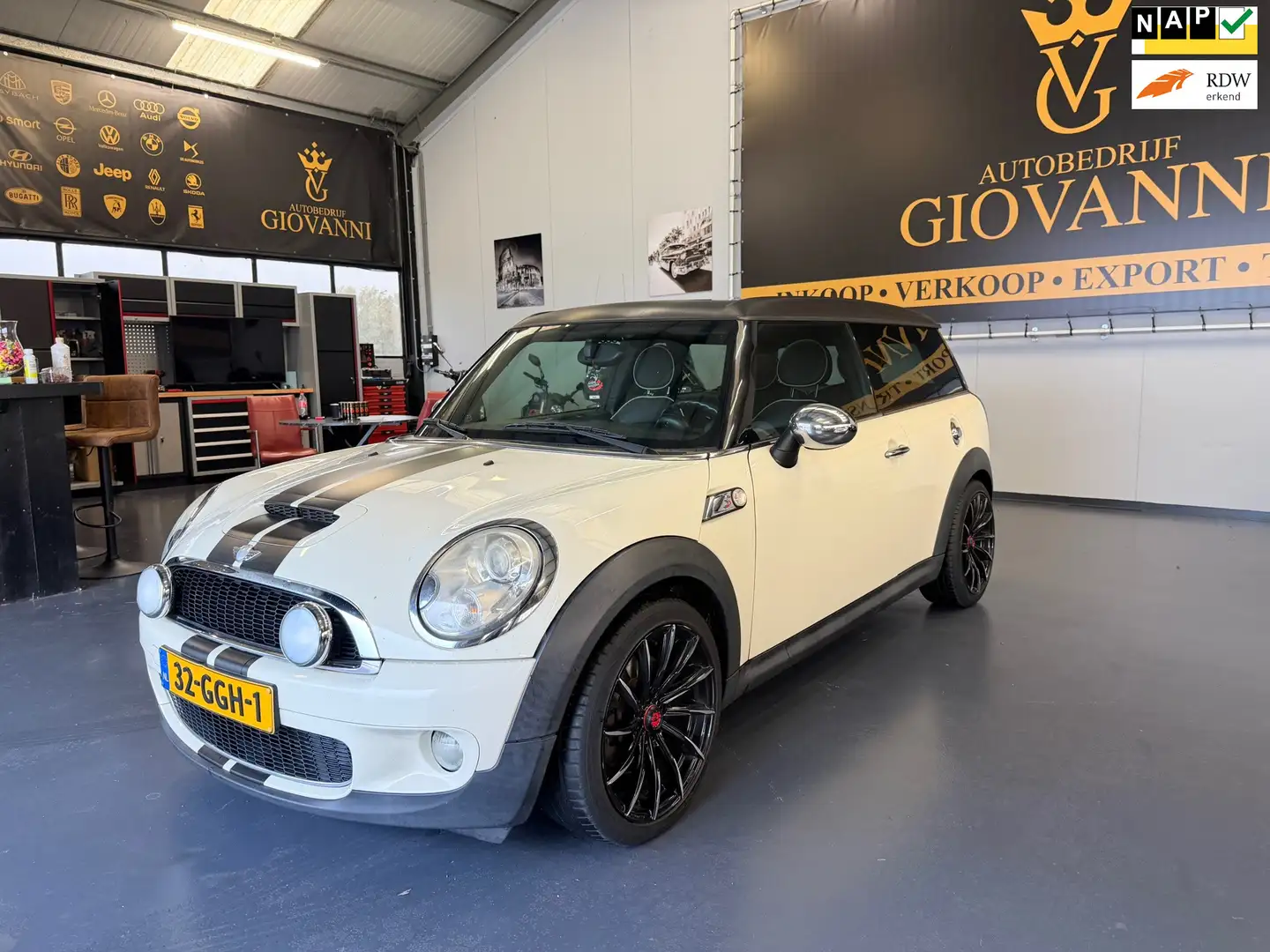 MINI Cooper S Clubman Mini 1.6 Chili inruilen mogelijk Белый - 1